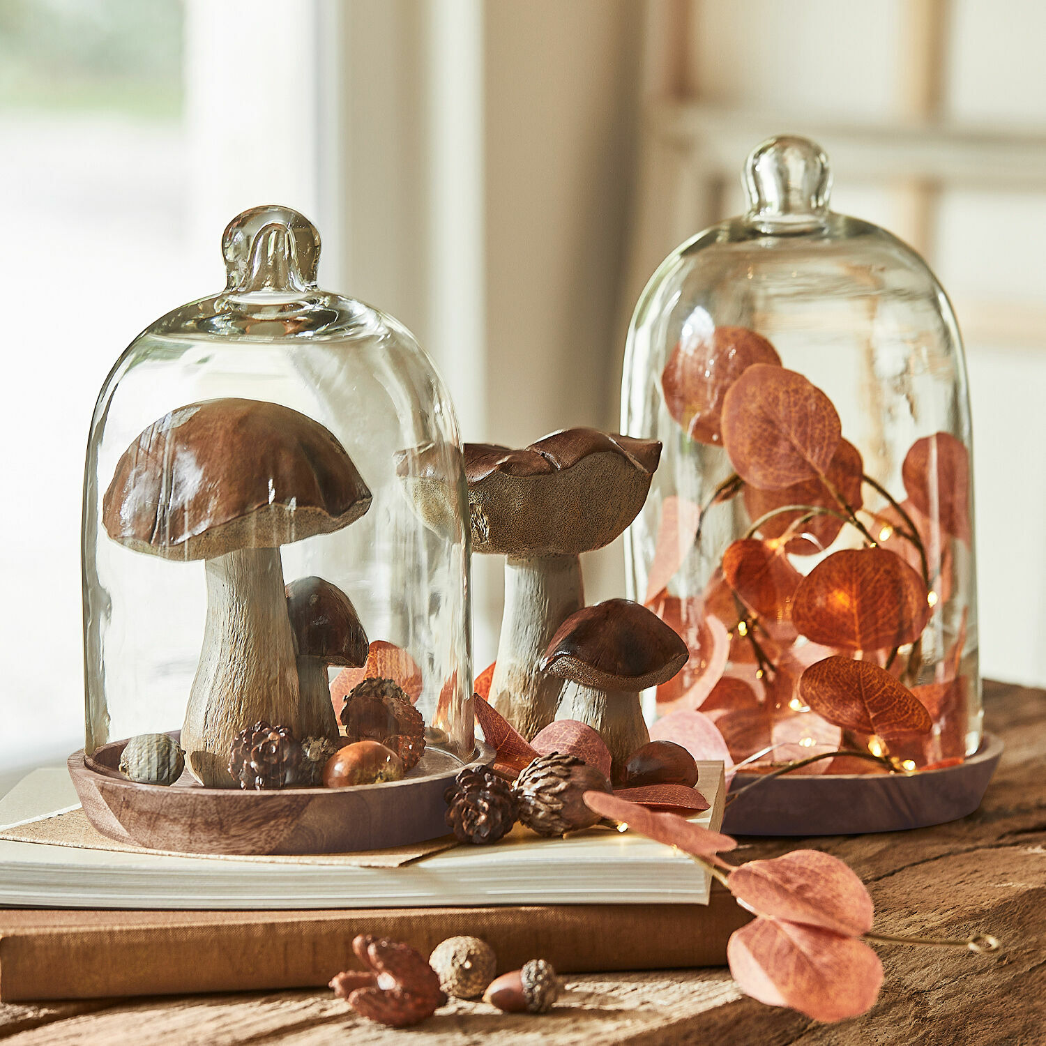 Lot de 2 champignons décoratifs Beenie
