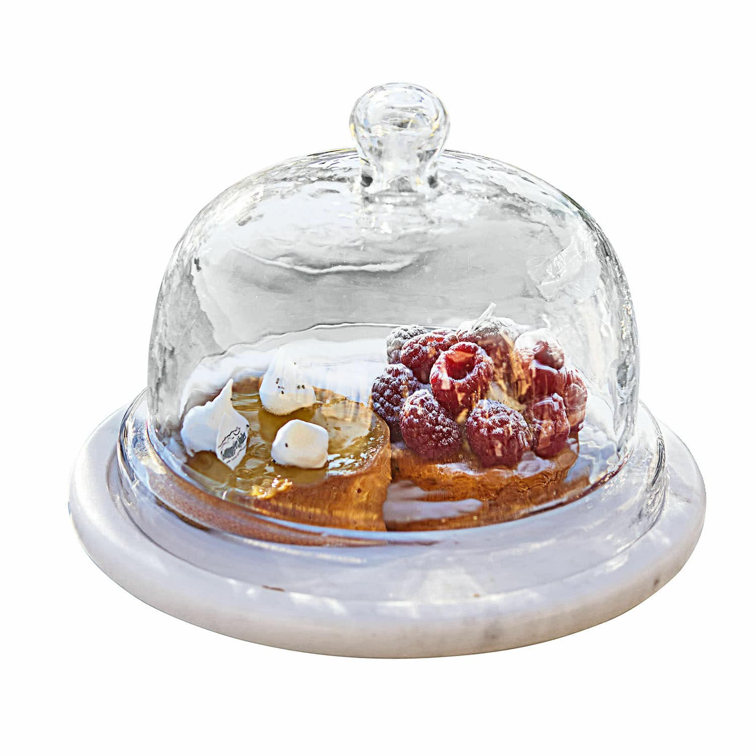 Cloche en verre avec plateau Barnsdale