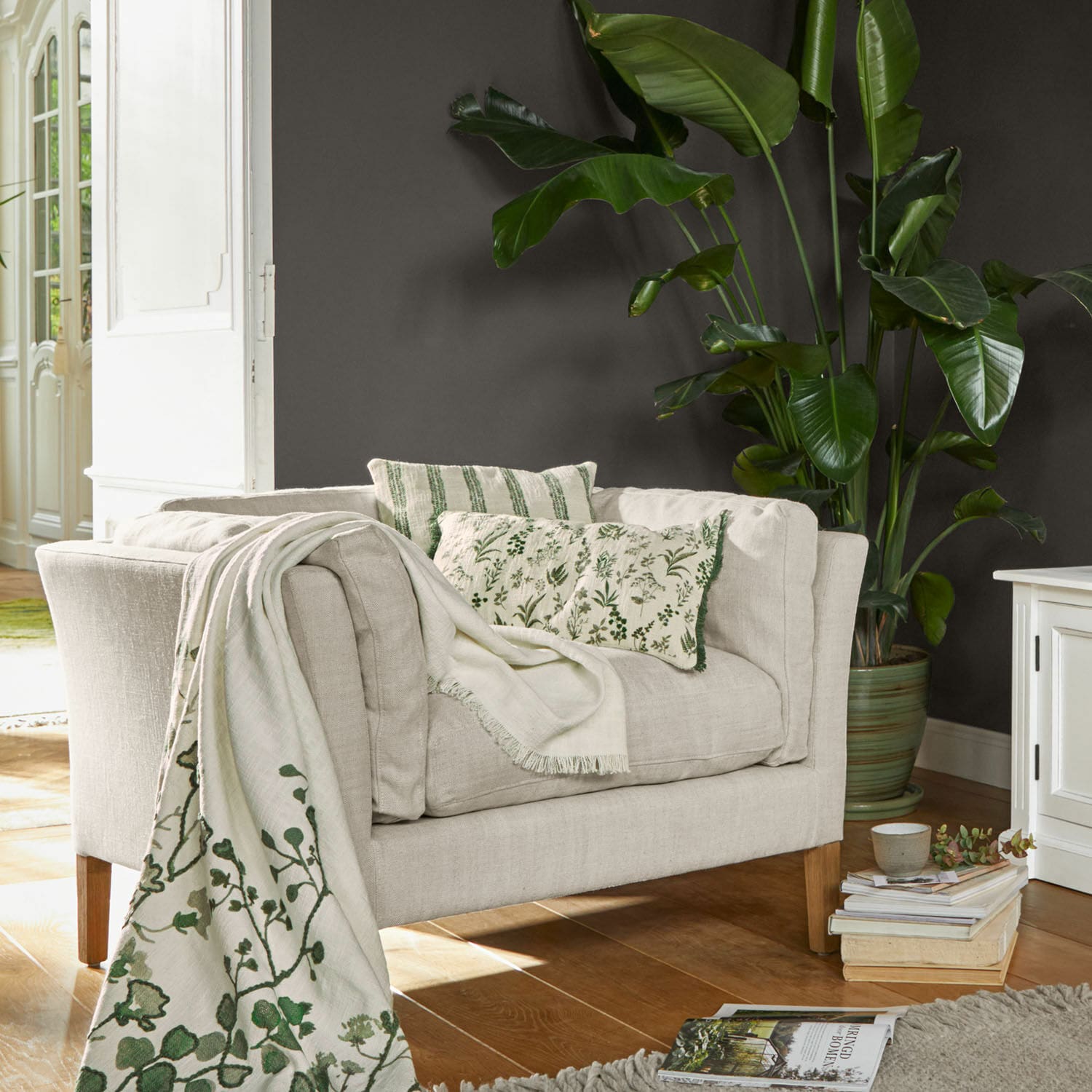Lot de 2 housses de coussin Wescombe
