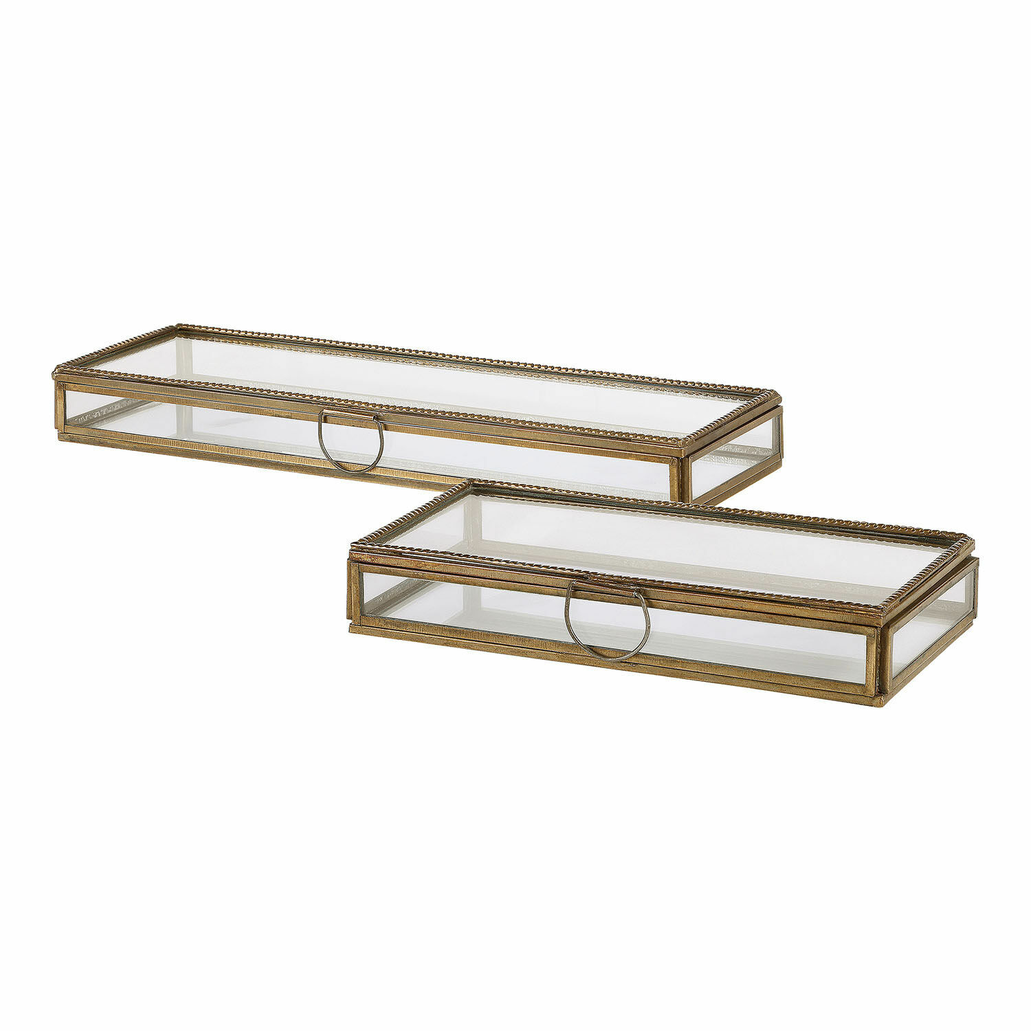 Lot de 2 boîtes en verre Isvento