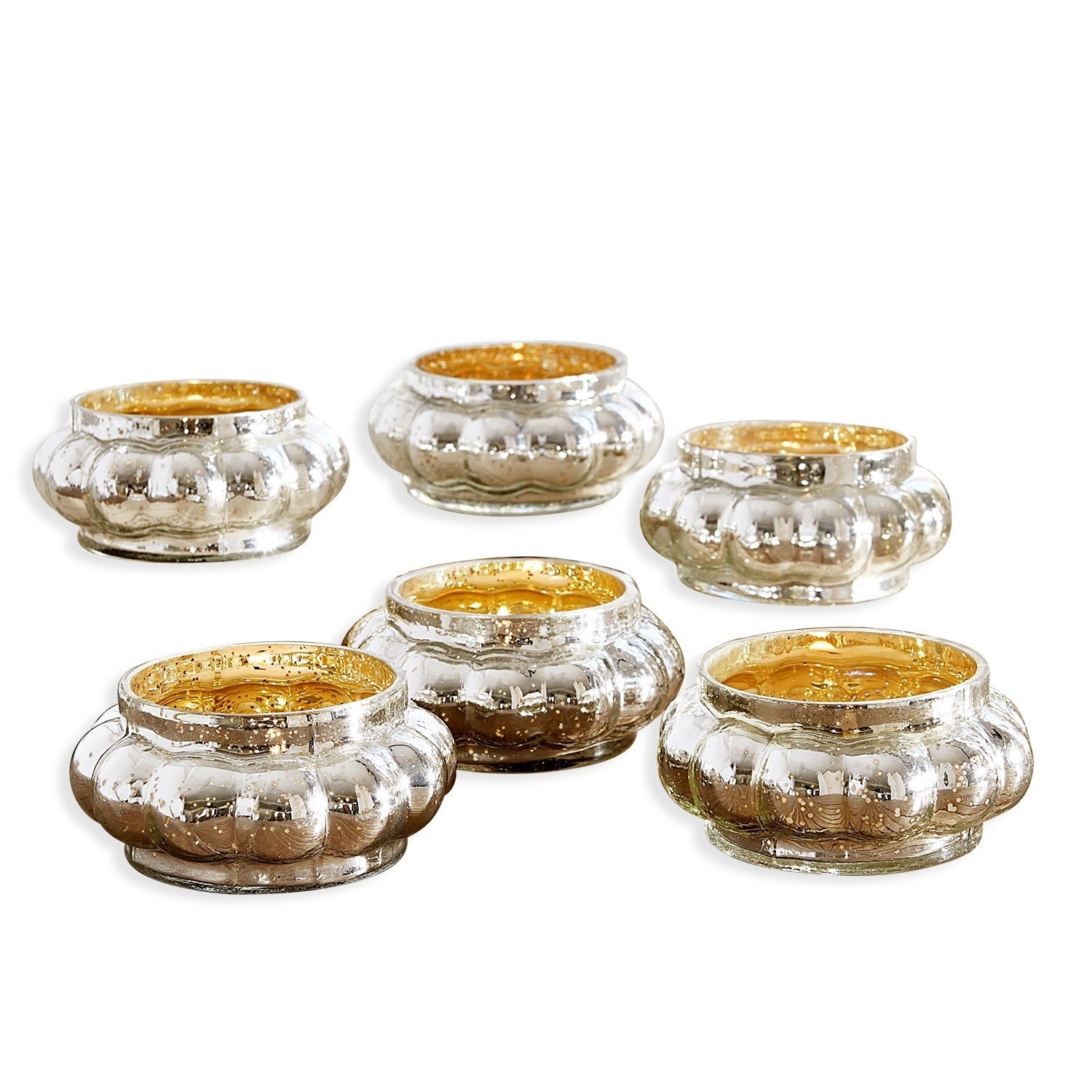 Lot de 6 photophores Micina