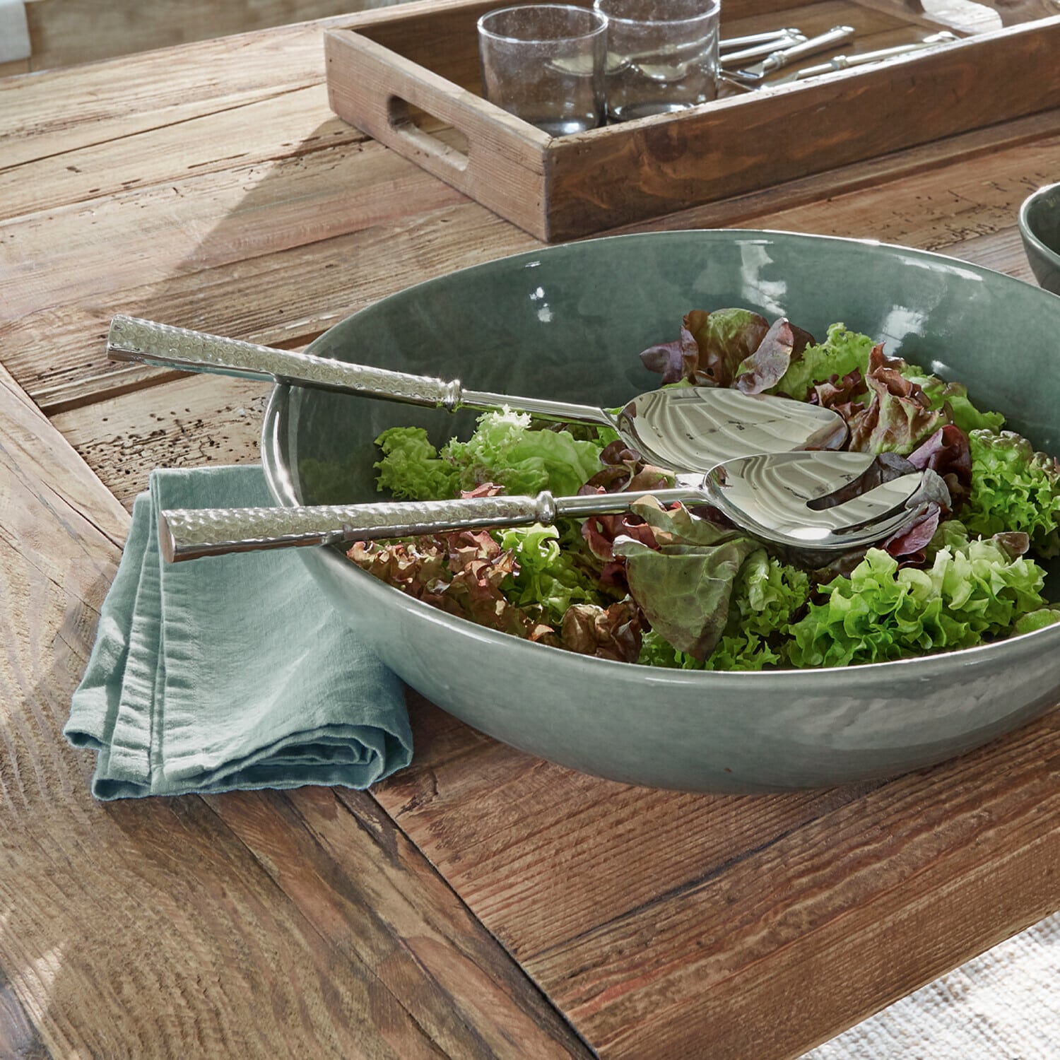 Lot de 2 couverts à salade Illuvar