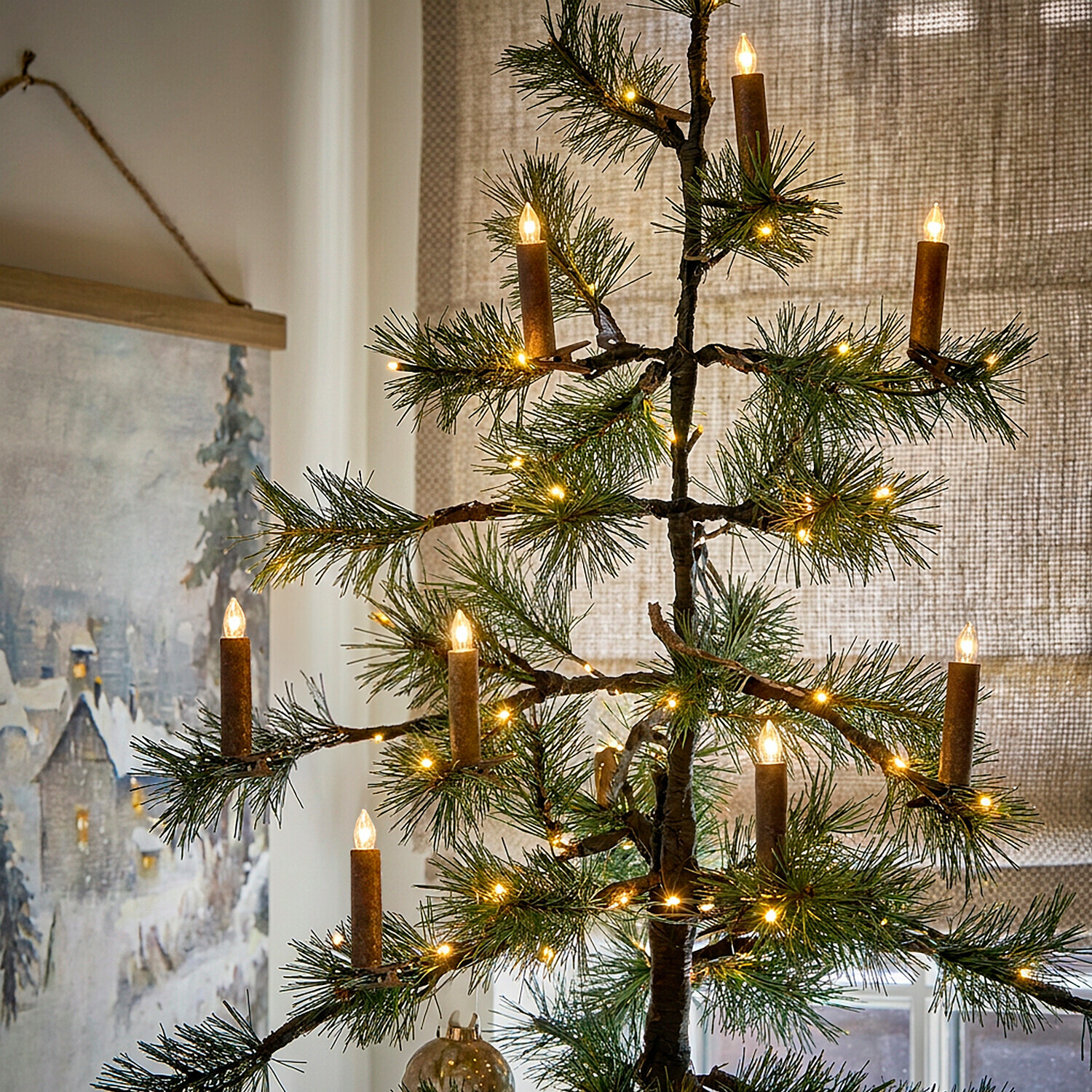 Lot de 12 bougies LED pour sapin Thorivelle
