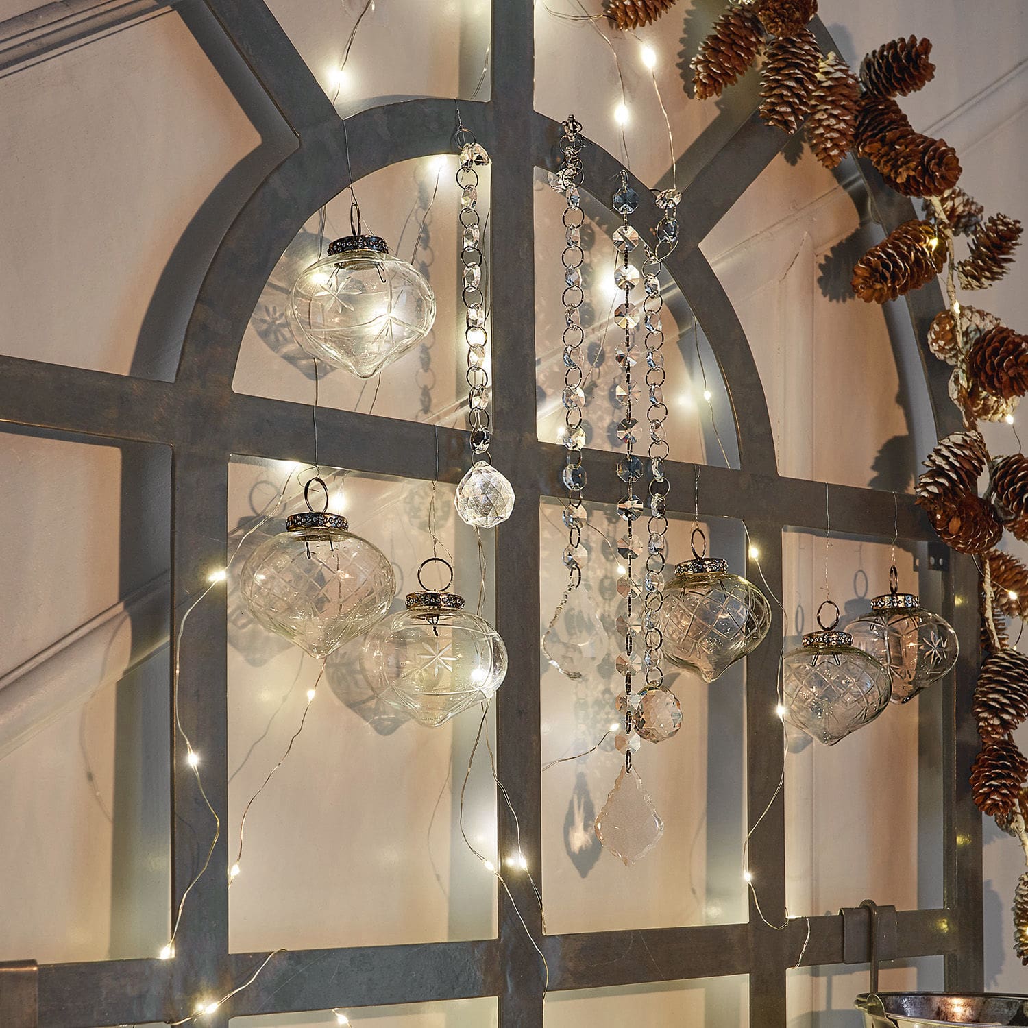 Lot de 4 décorations à suspendre Cleyrac