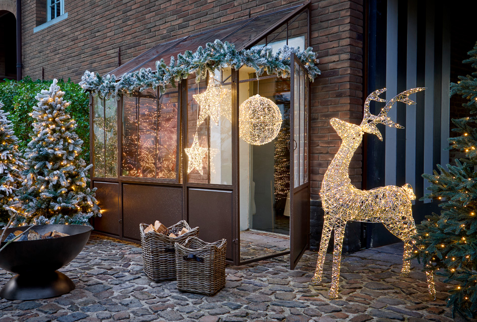 La magie des lumières de fêtes
