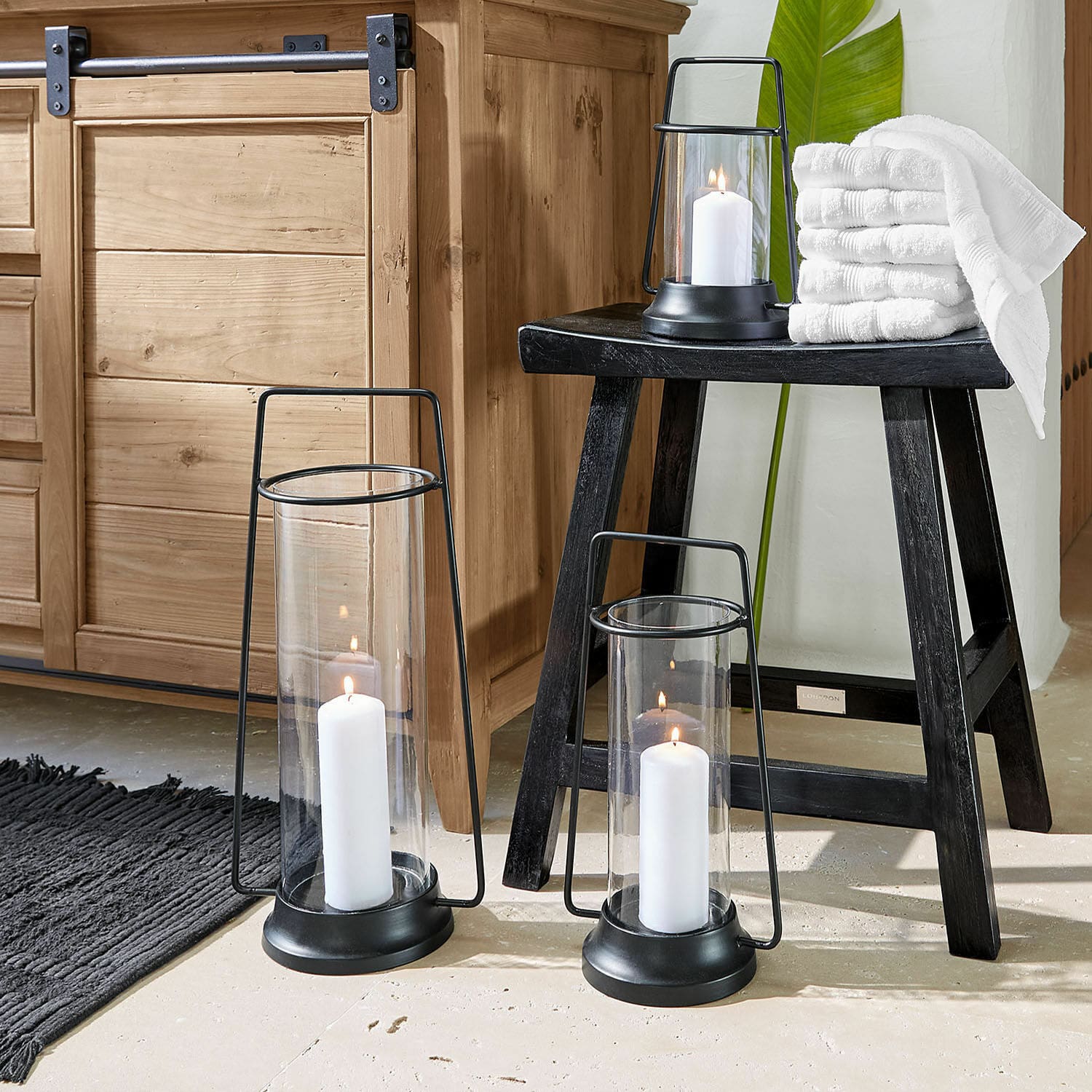 Lot de 3 lanternes Mirandel