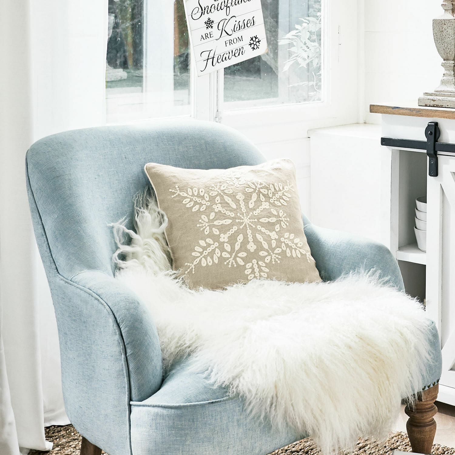Housse de coussin Snowflake