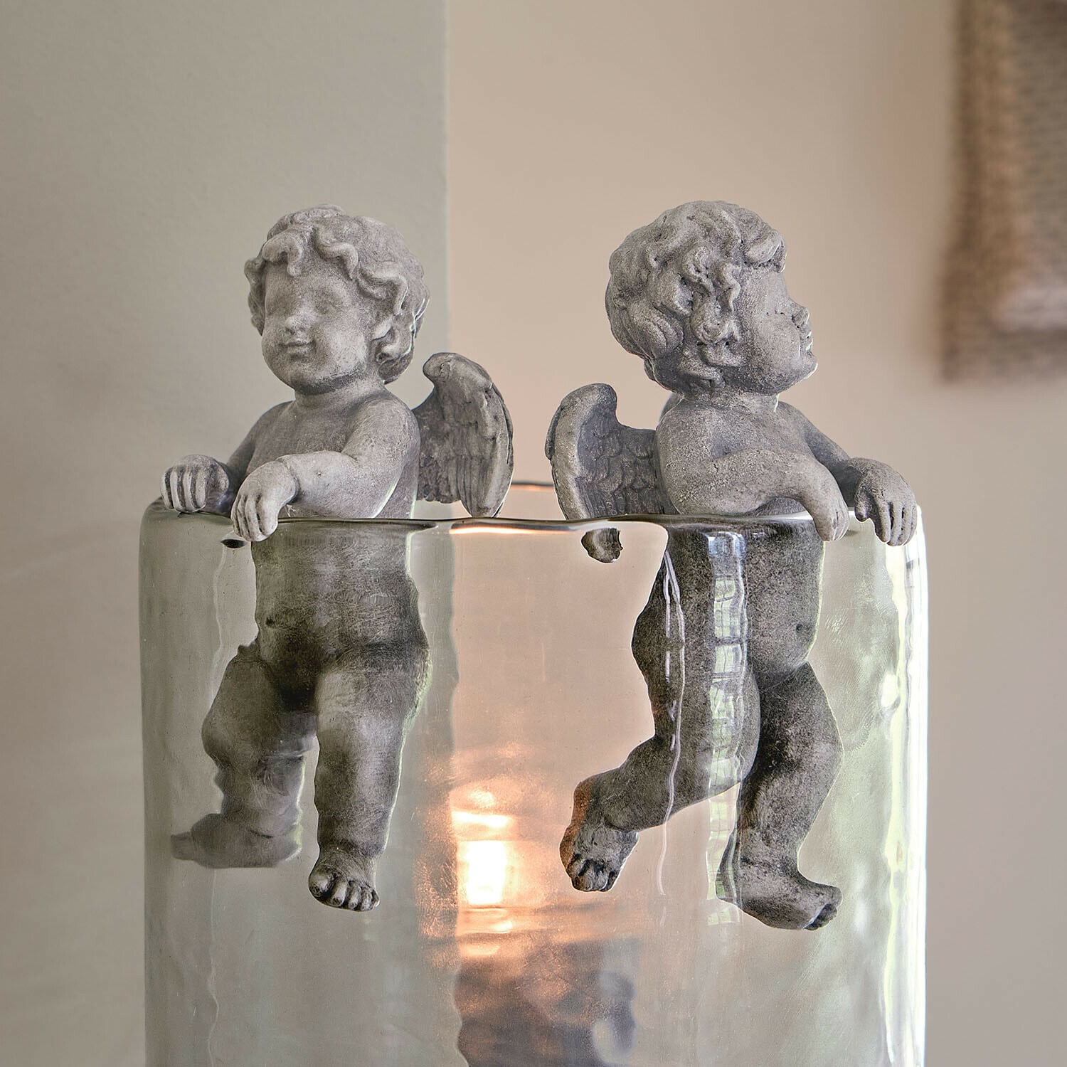Lot de 2 anges décoratifs Célestineau