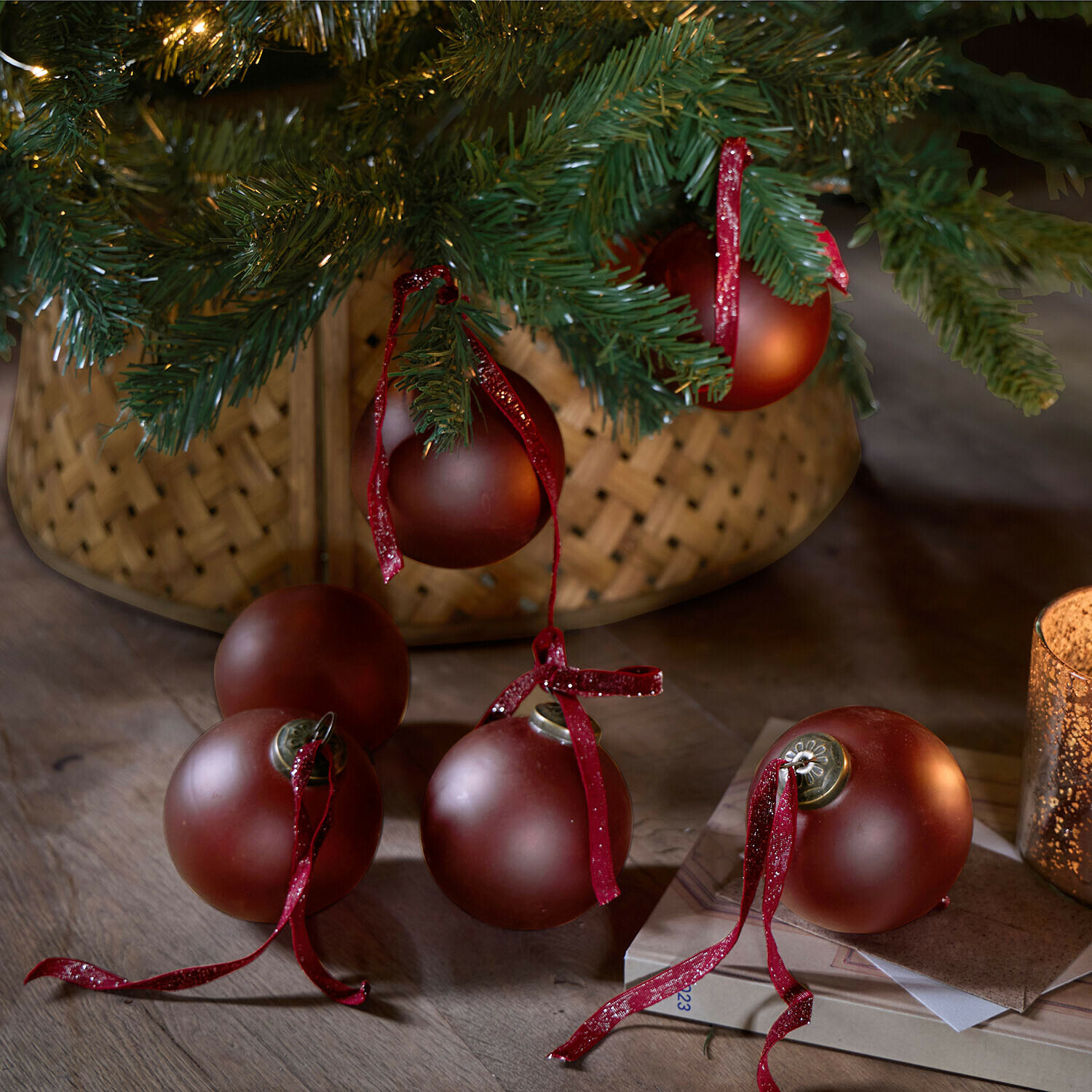 Lot de 6 boules de Noël Sephore
