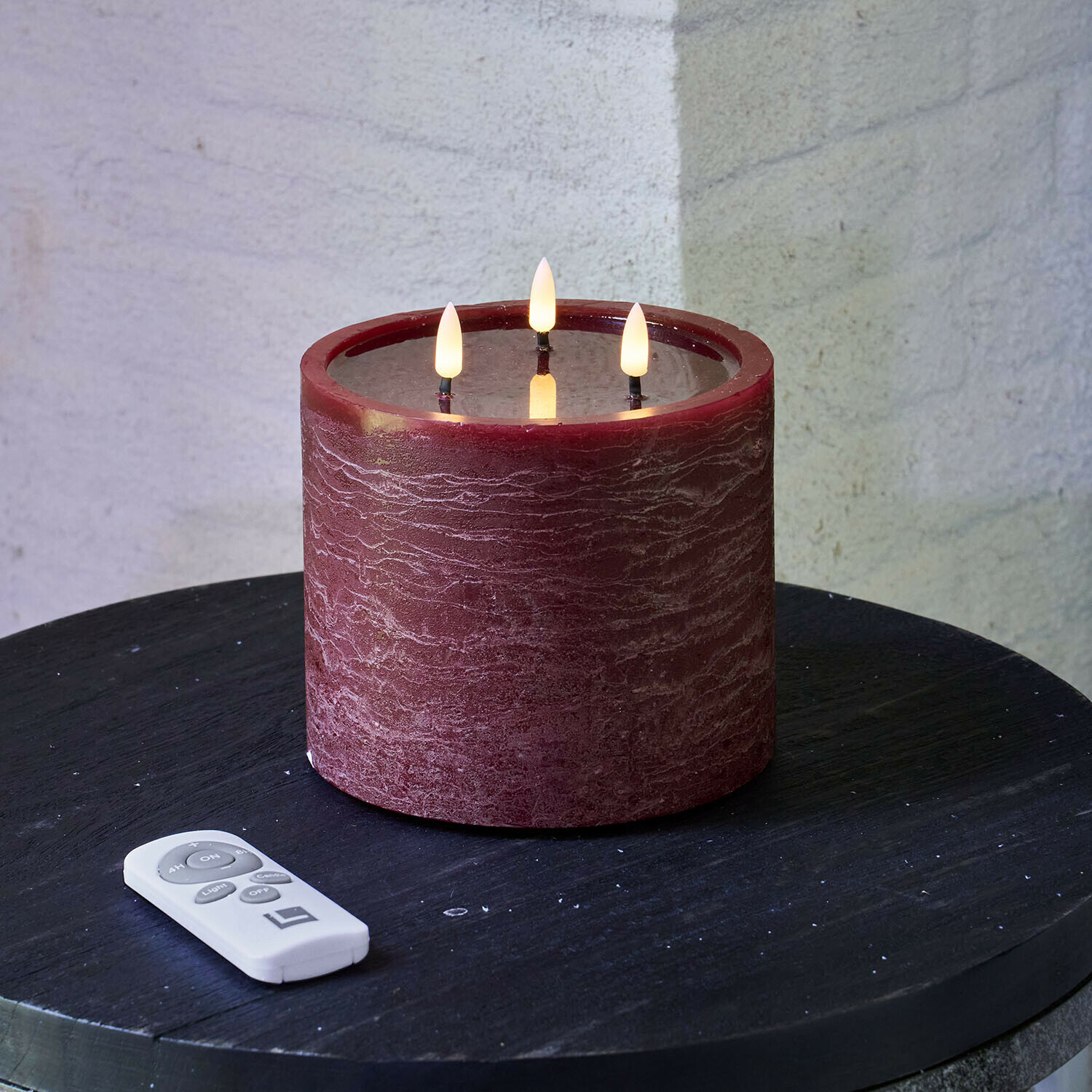 Bougie cylindrique à LED Solería