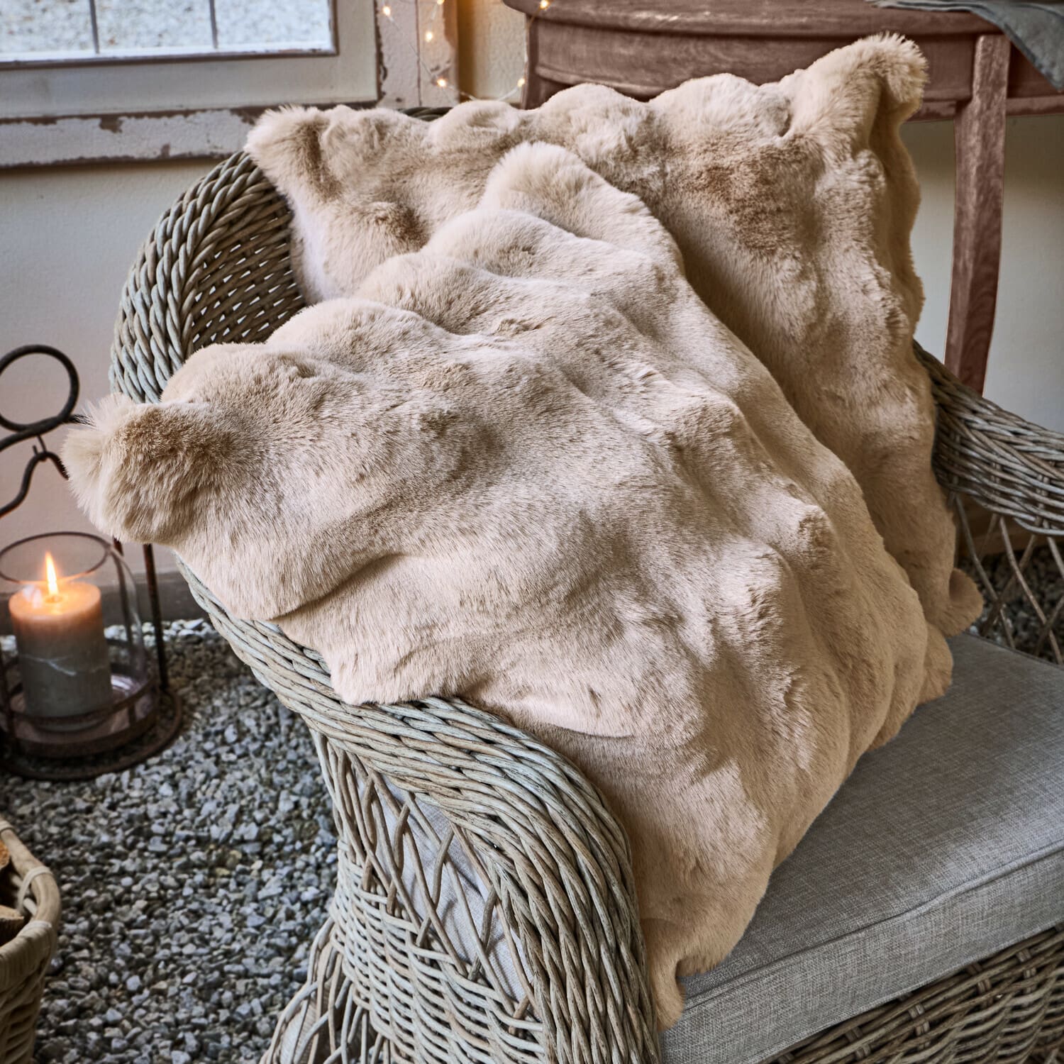 Lot de 2 housses de coussins Zalina