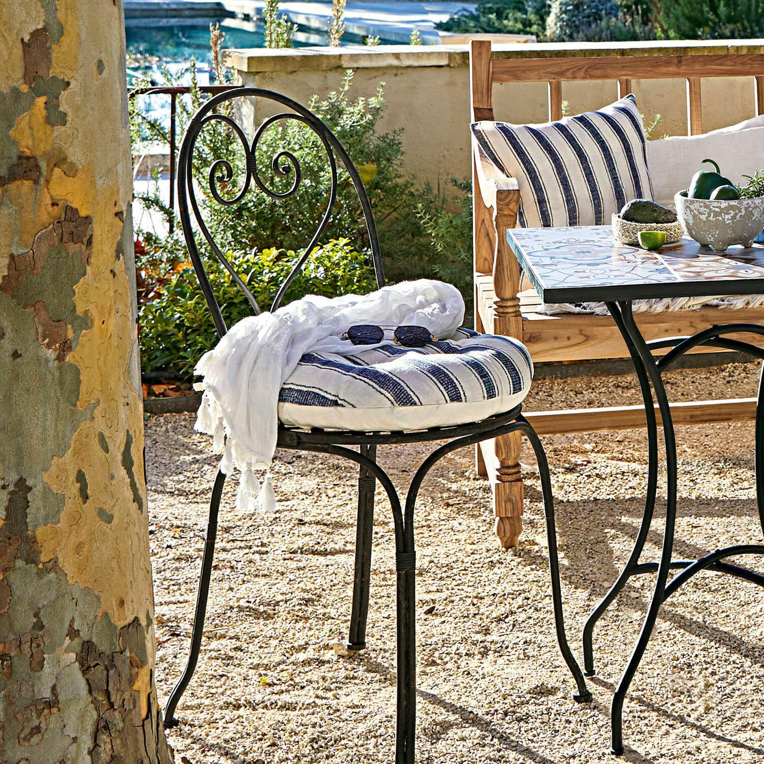 Lot de 2 galettes de chaises Bourrignon