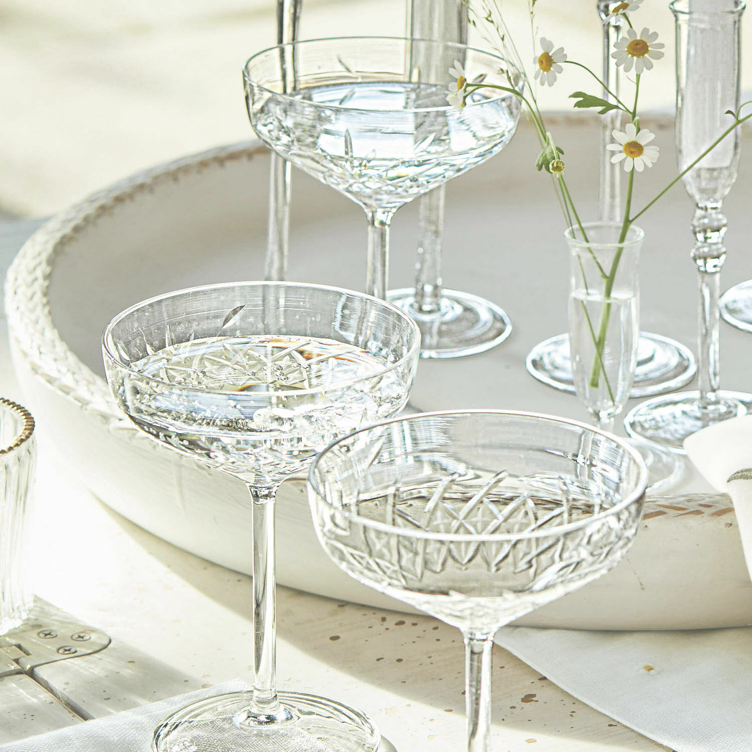 Lot de 4 coupes à champagne Livaie