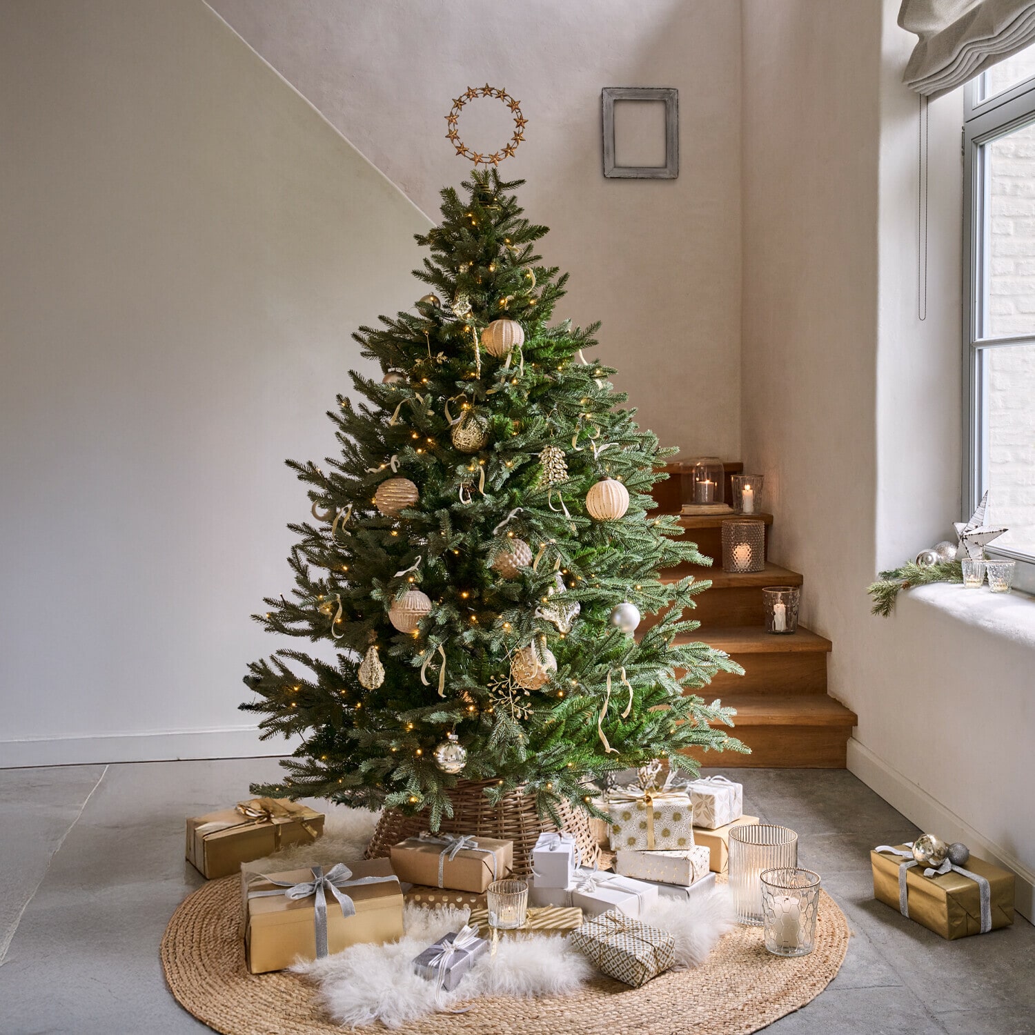 Lot de 6 boules de Noël Eirelyn