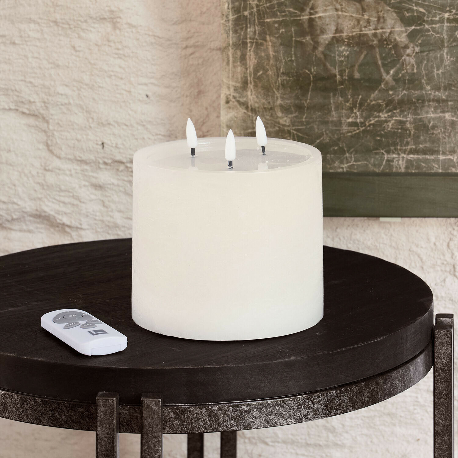 Bougie cylindrique à LED Solería Bougie cylindrique à LED Solería