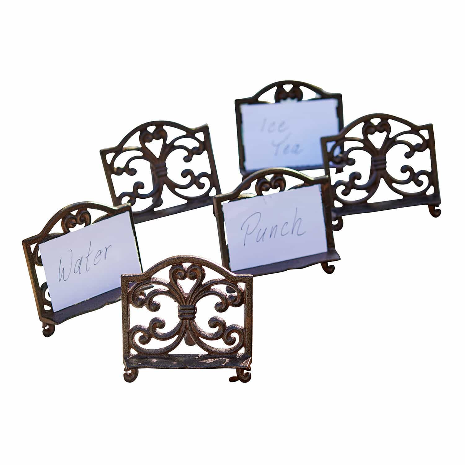 Lot de 6 porte-cartes Plesnois