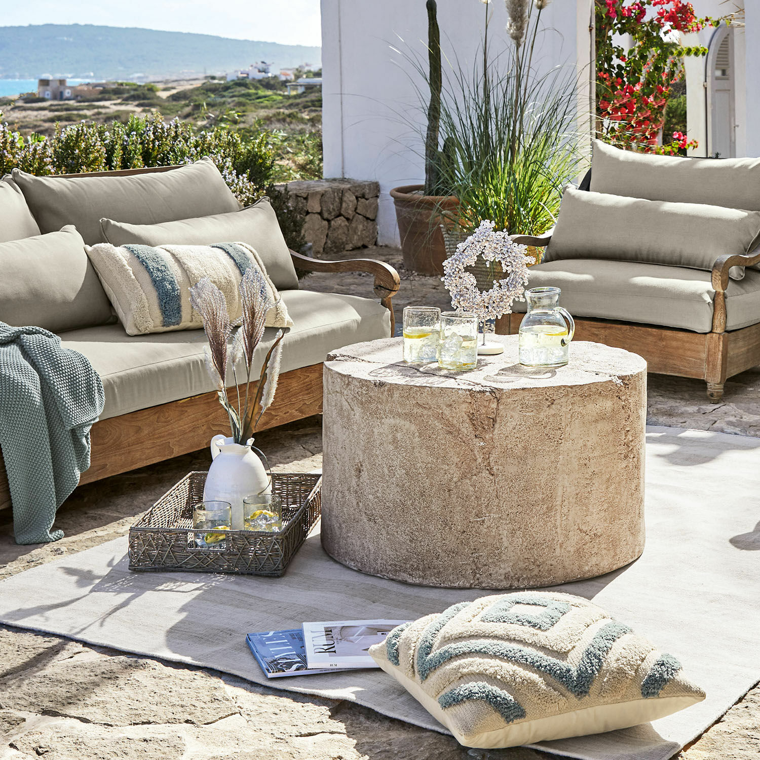 Lot de 2 housses de coussins Melyn