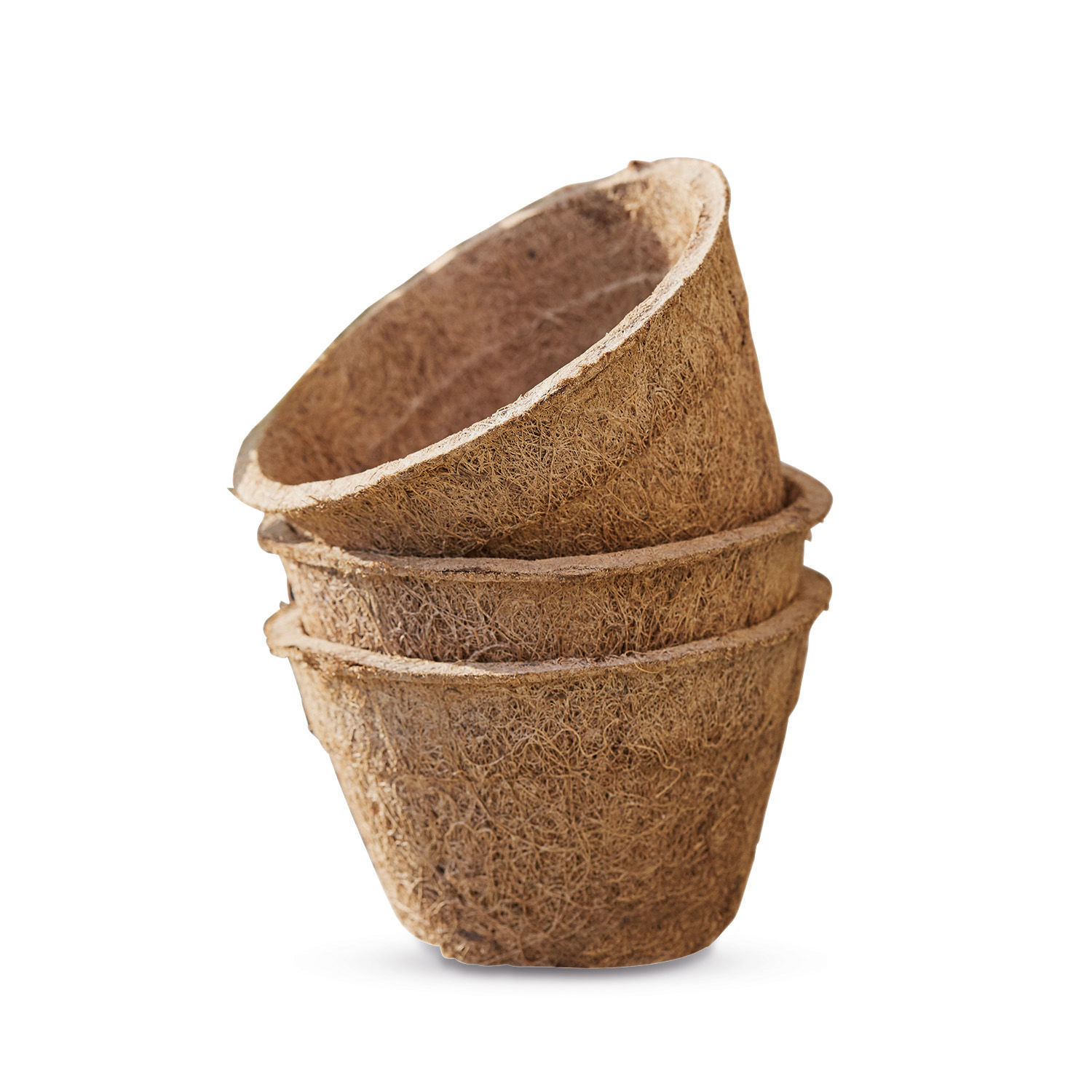 Lot de 3 pots à semis Coco