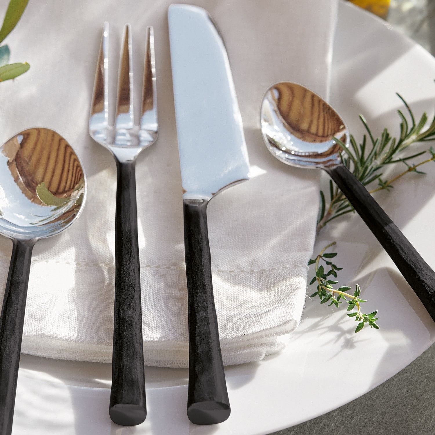 Lot de 4 couverts Lyssia