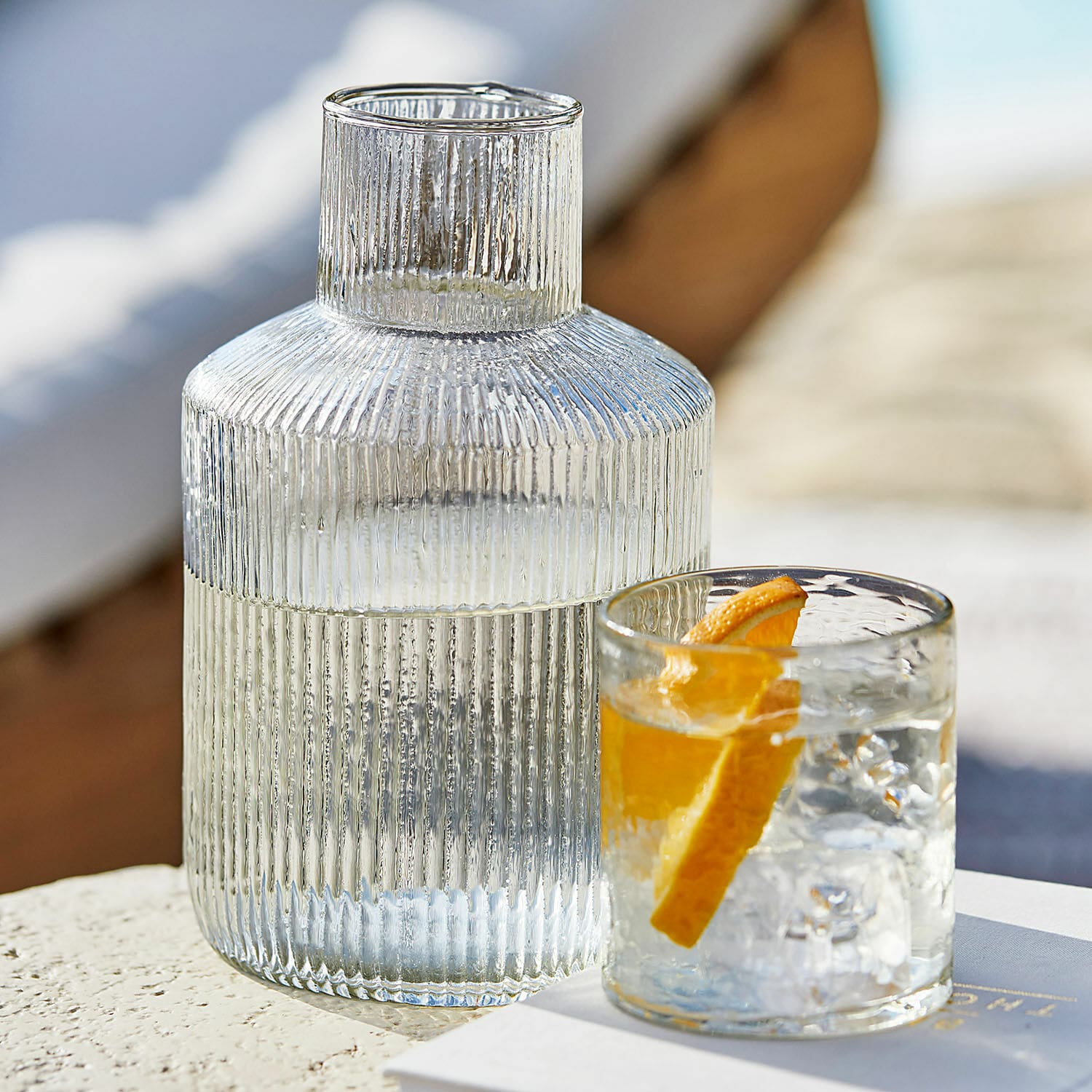Carafe et verre Aila