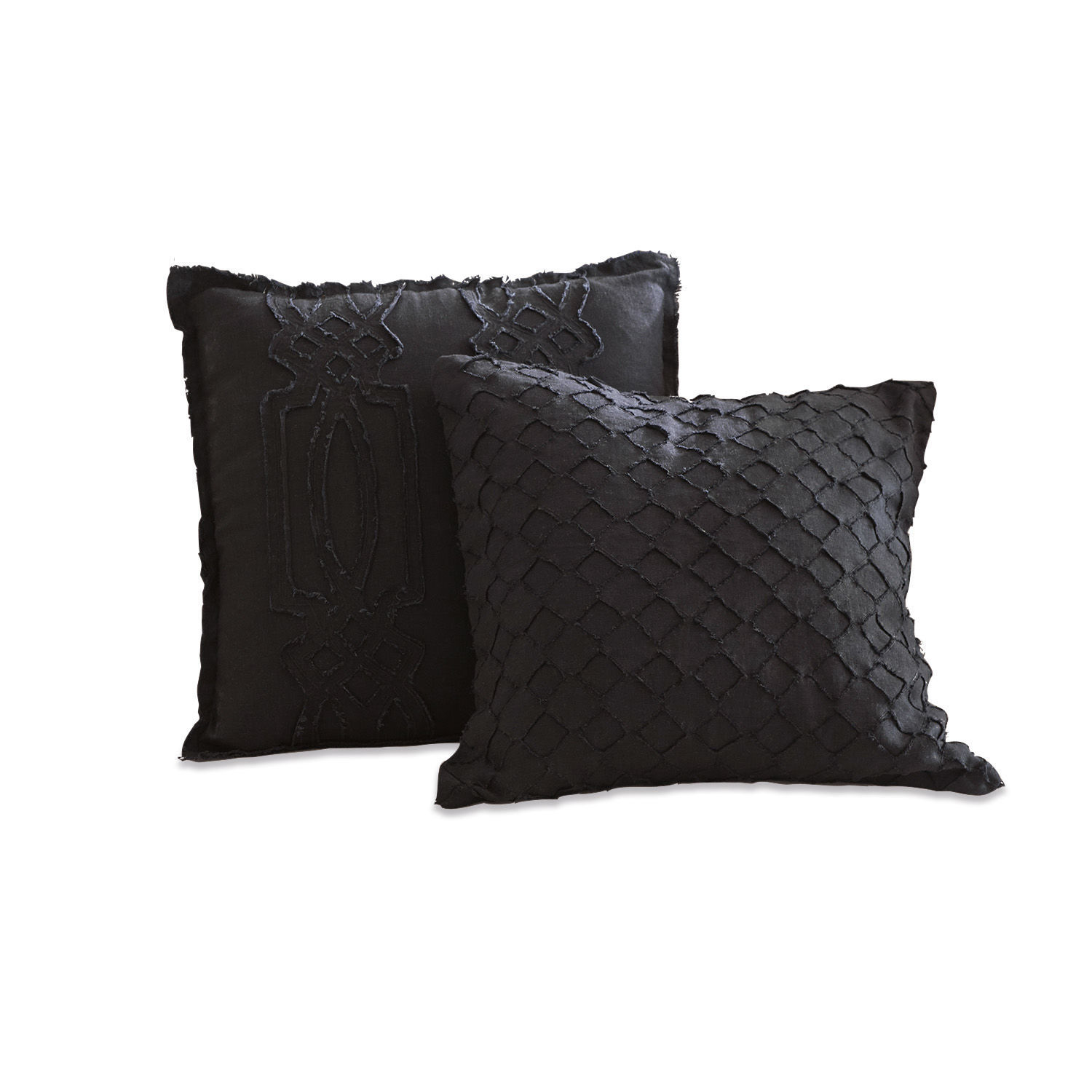 Lot de 2 housses de coussins Kelnor