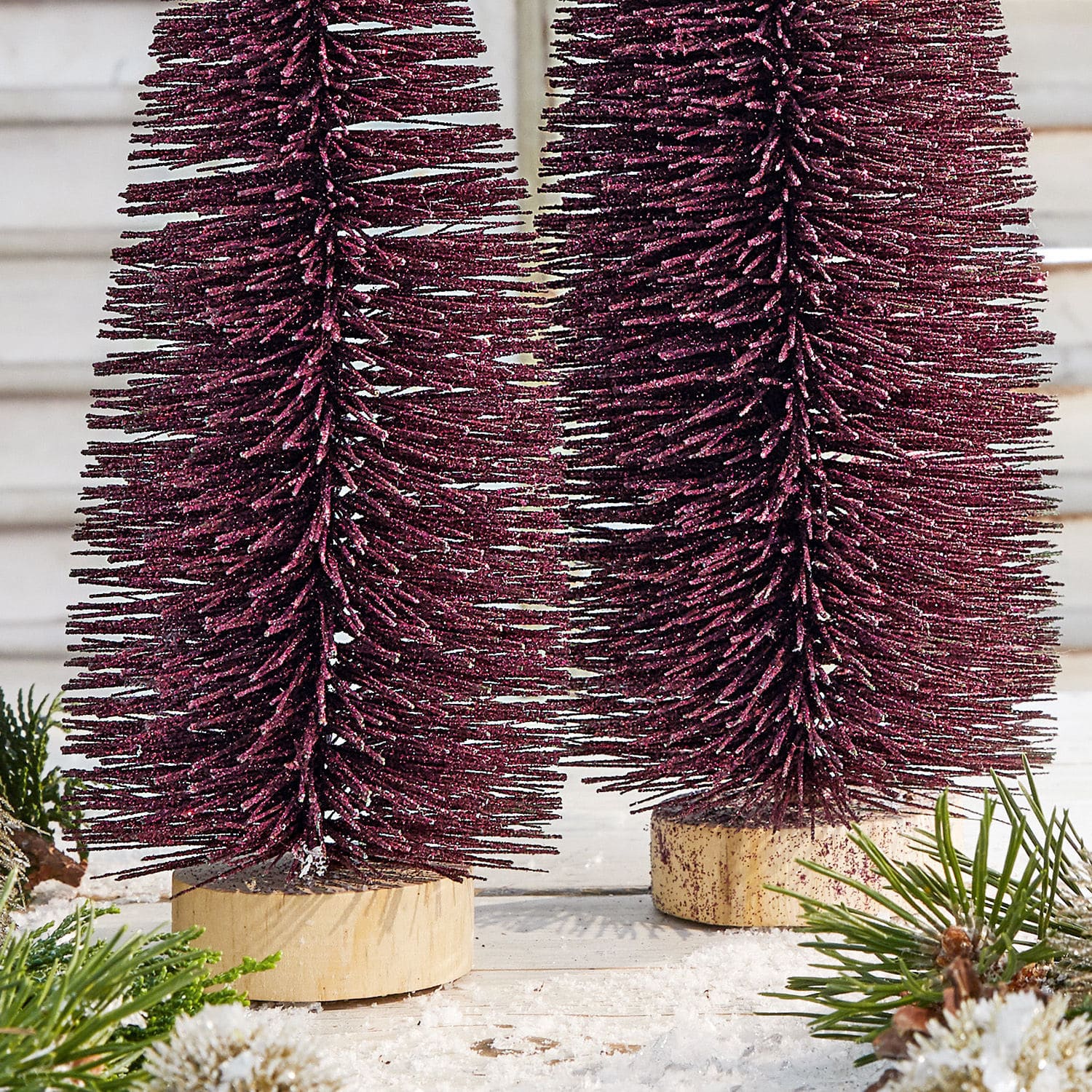 Lot de 2 sapins décoratifs Alta