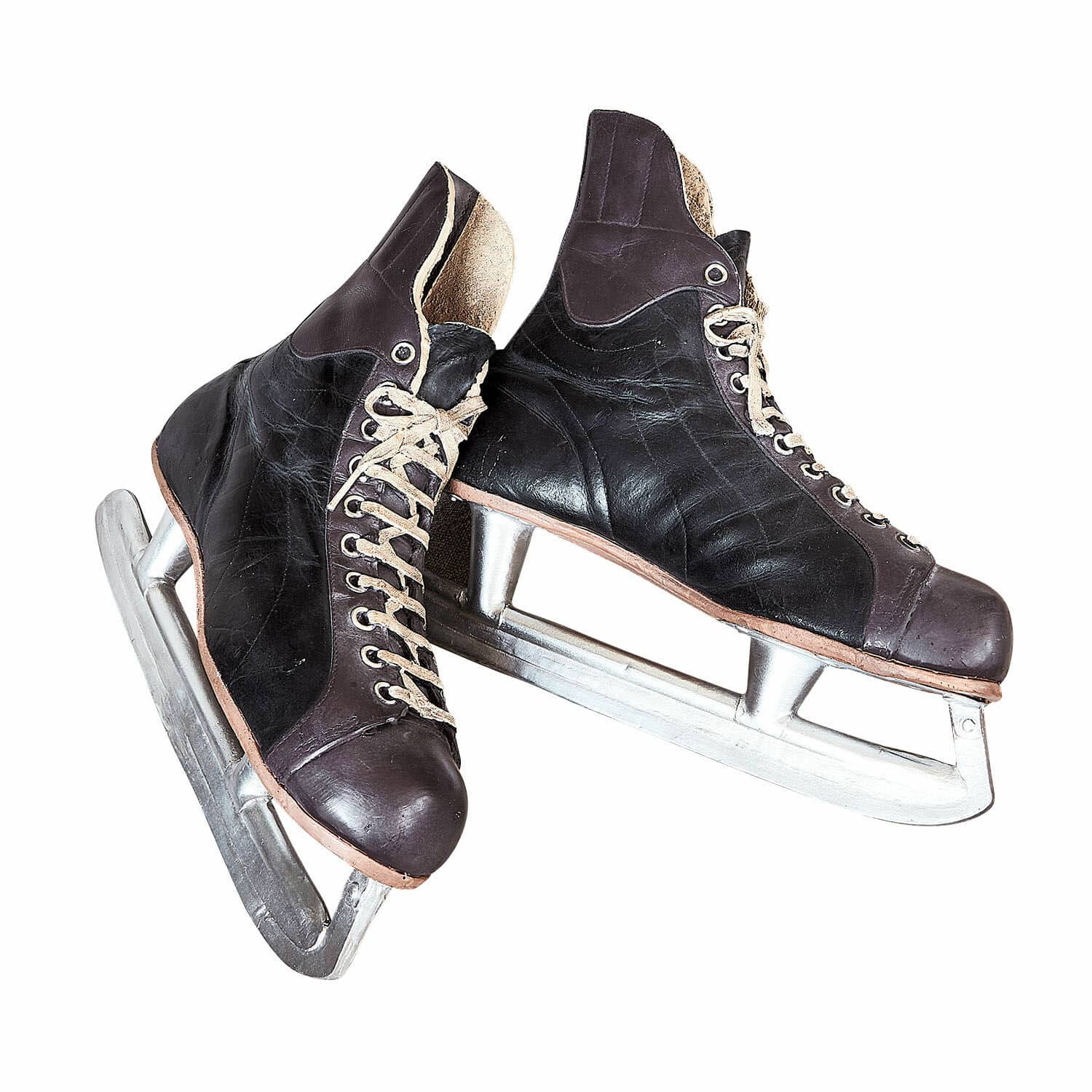 Lot de 2 patins à glace décoratifs Lance