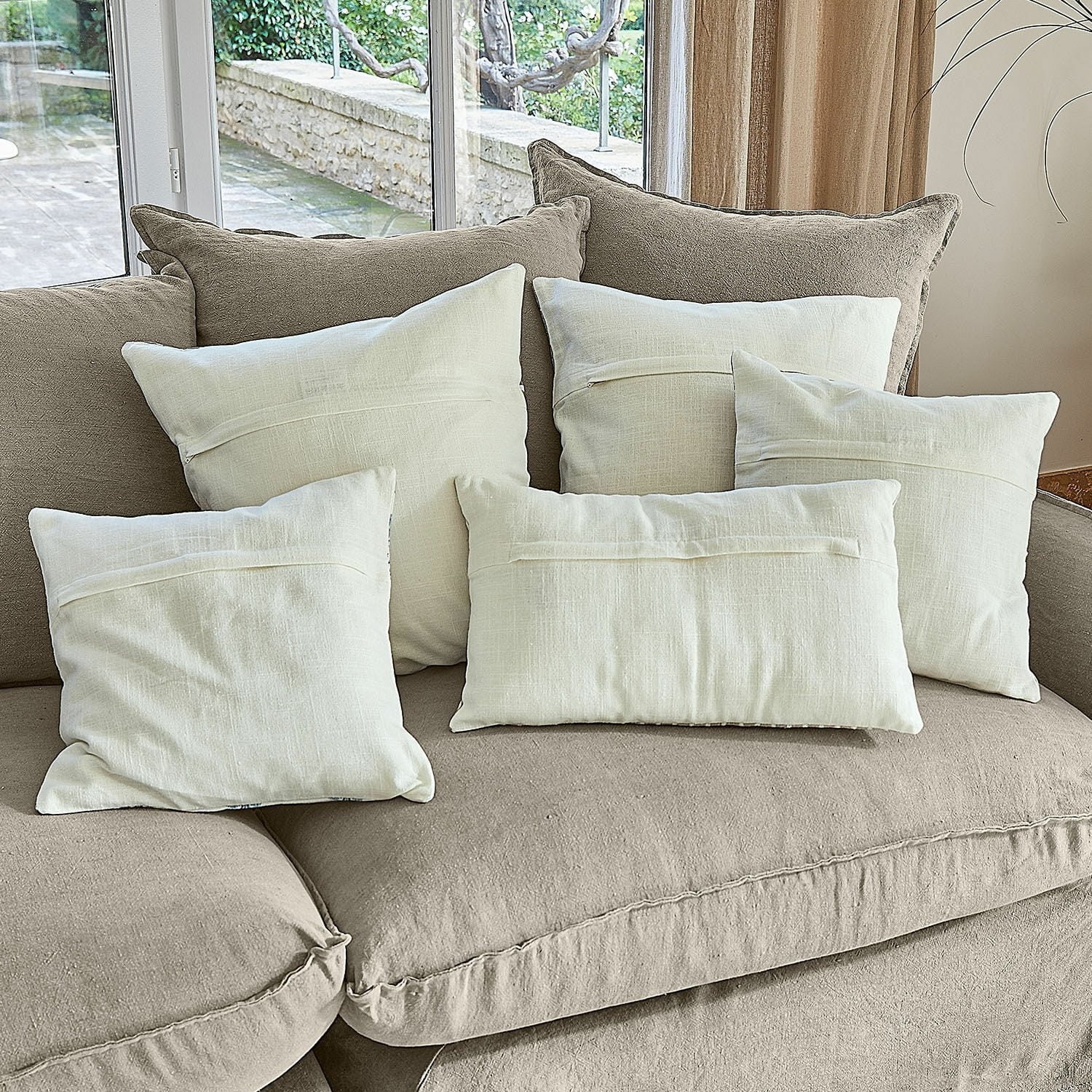 Lot de 5 housses de coussin Xantelle