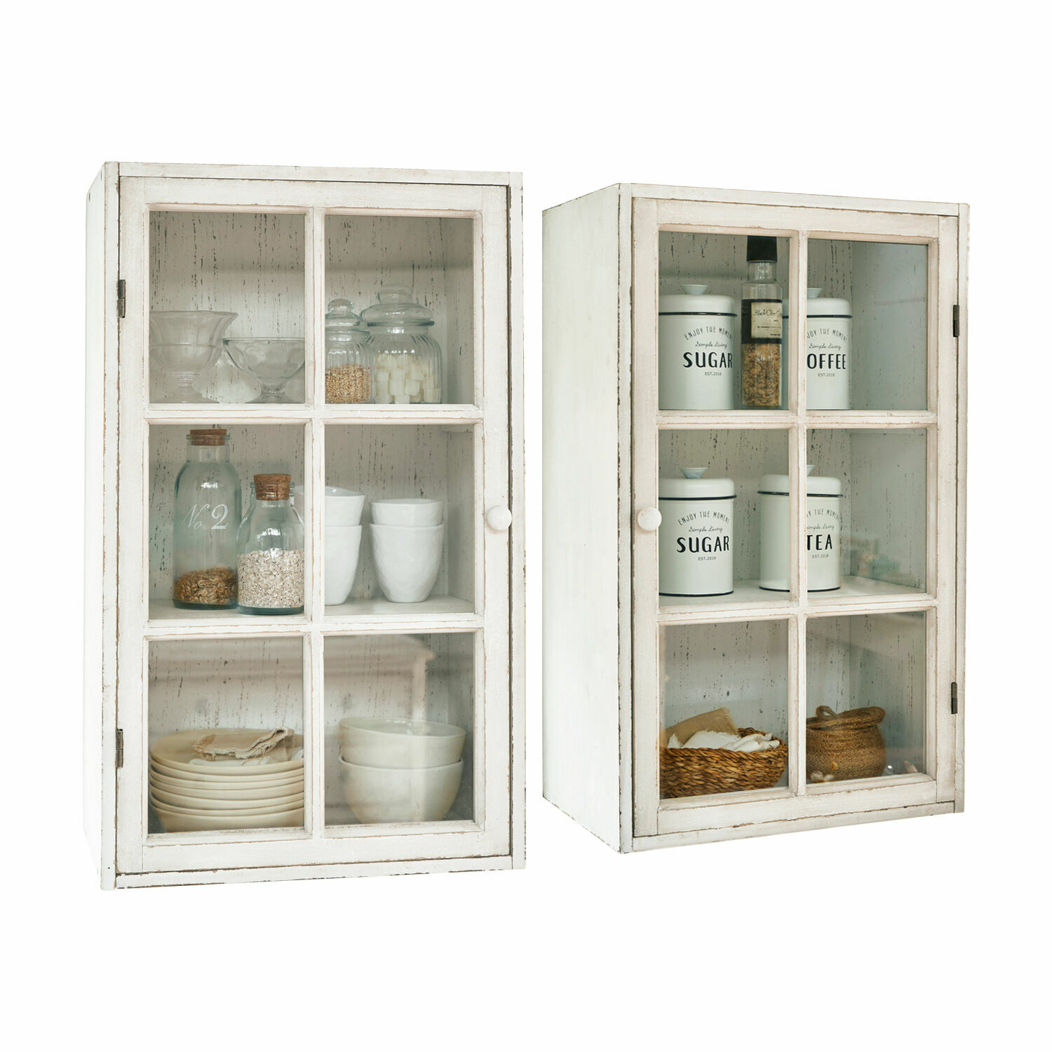 Lot de 2 armoires suspendues Piavo
