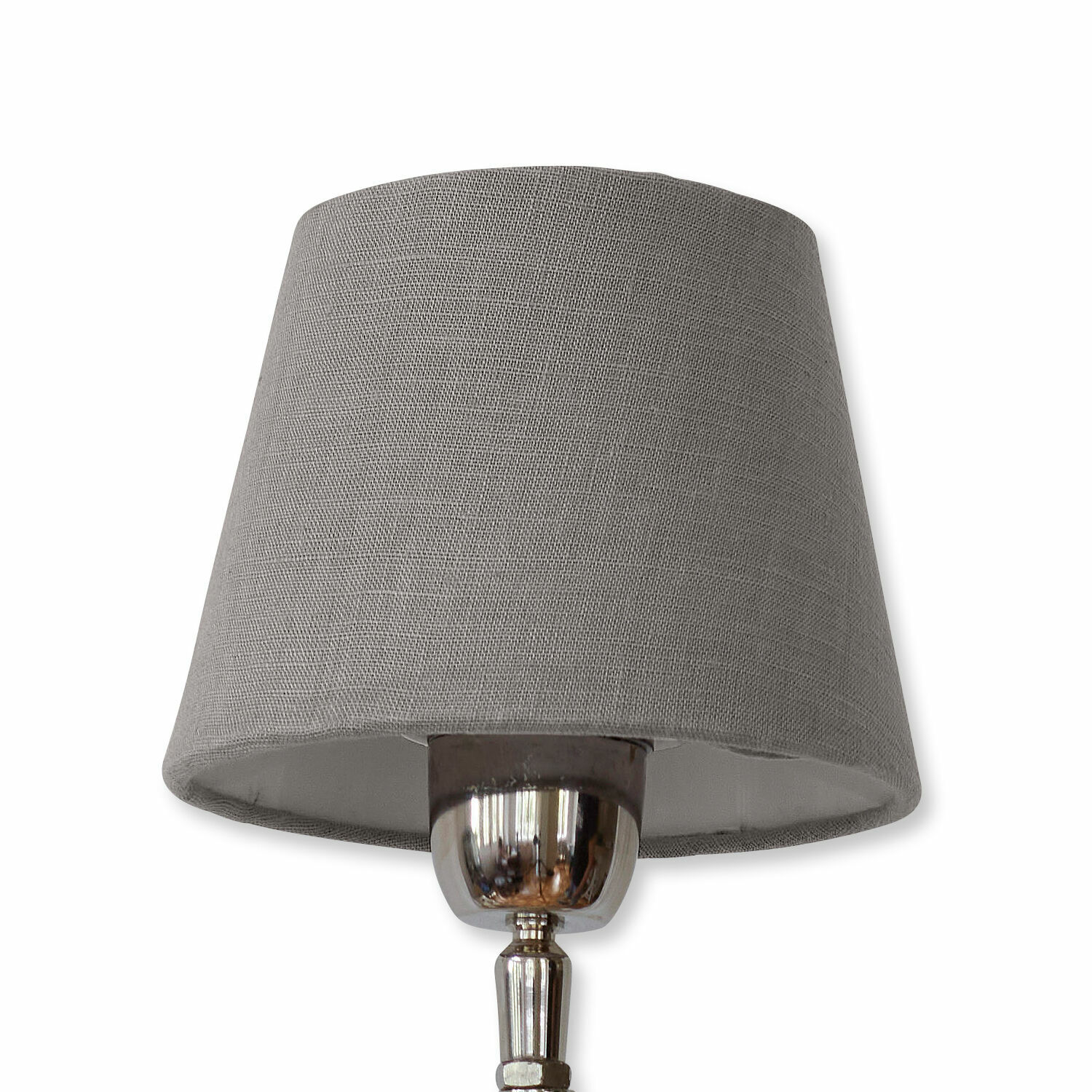 taupe Abat-jour en tissu taupe pour lampe de table, accessoire élégant pour décoration intérieure