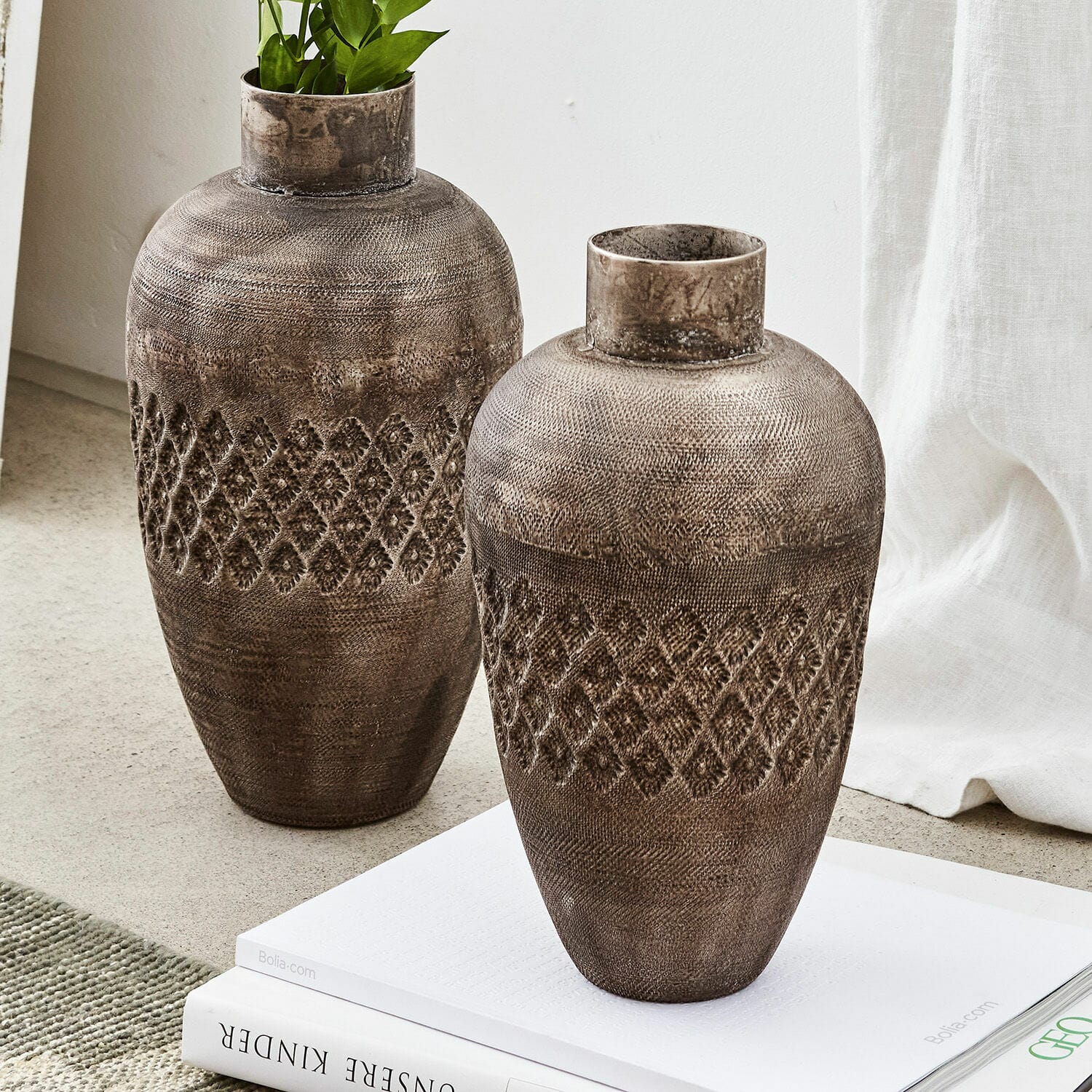 Lot de 2 vases Mattis