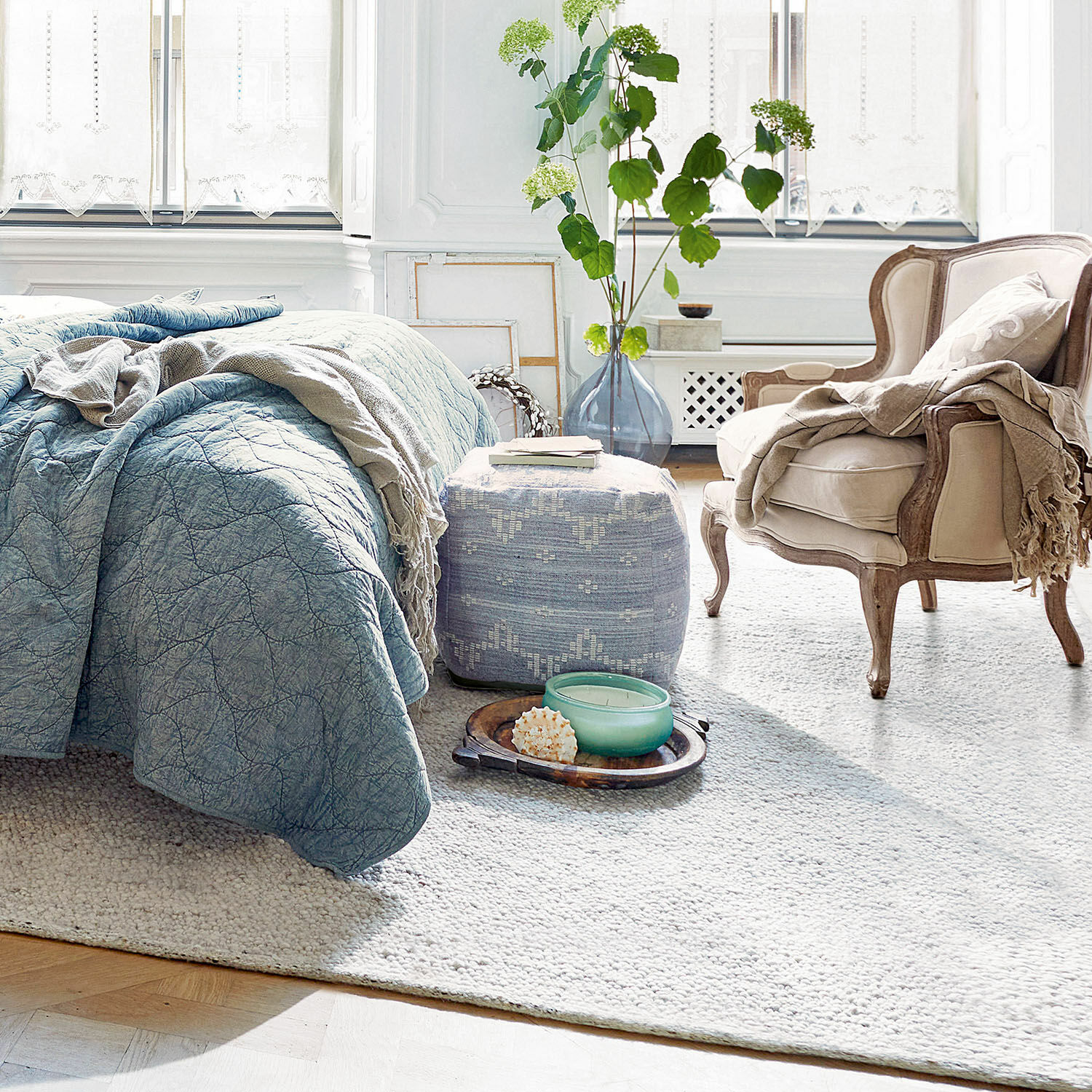 Pouf d’intérieur et d’extérieur Lysa