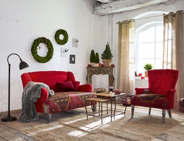 Un rêve d'hiver en rouge