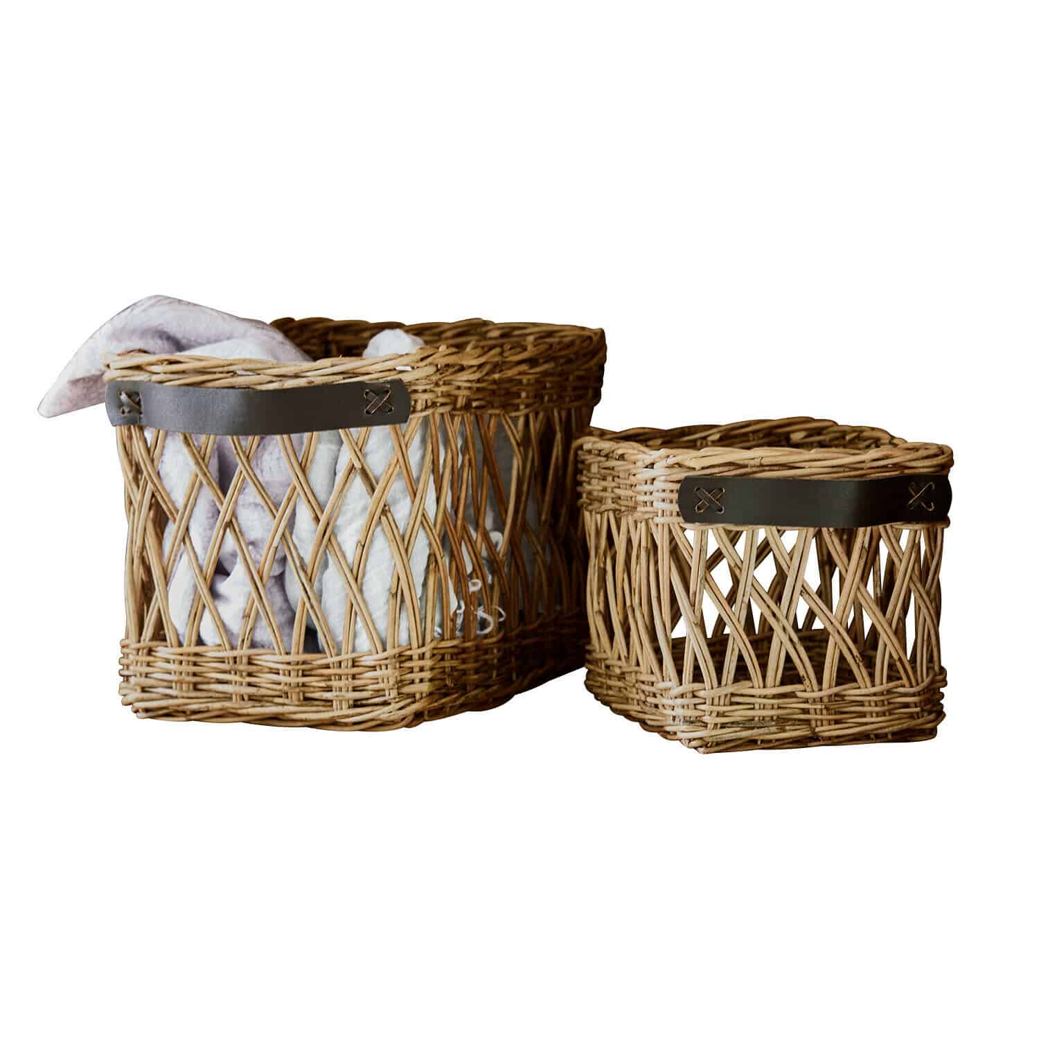 Lot de 2 corbeilles Lorviano