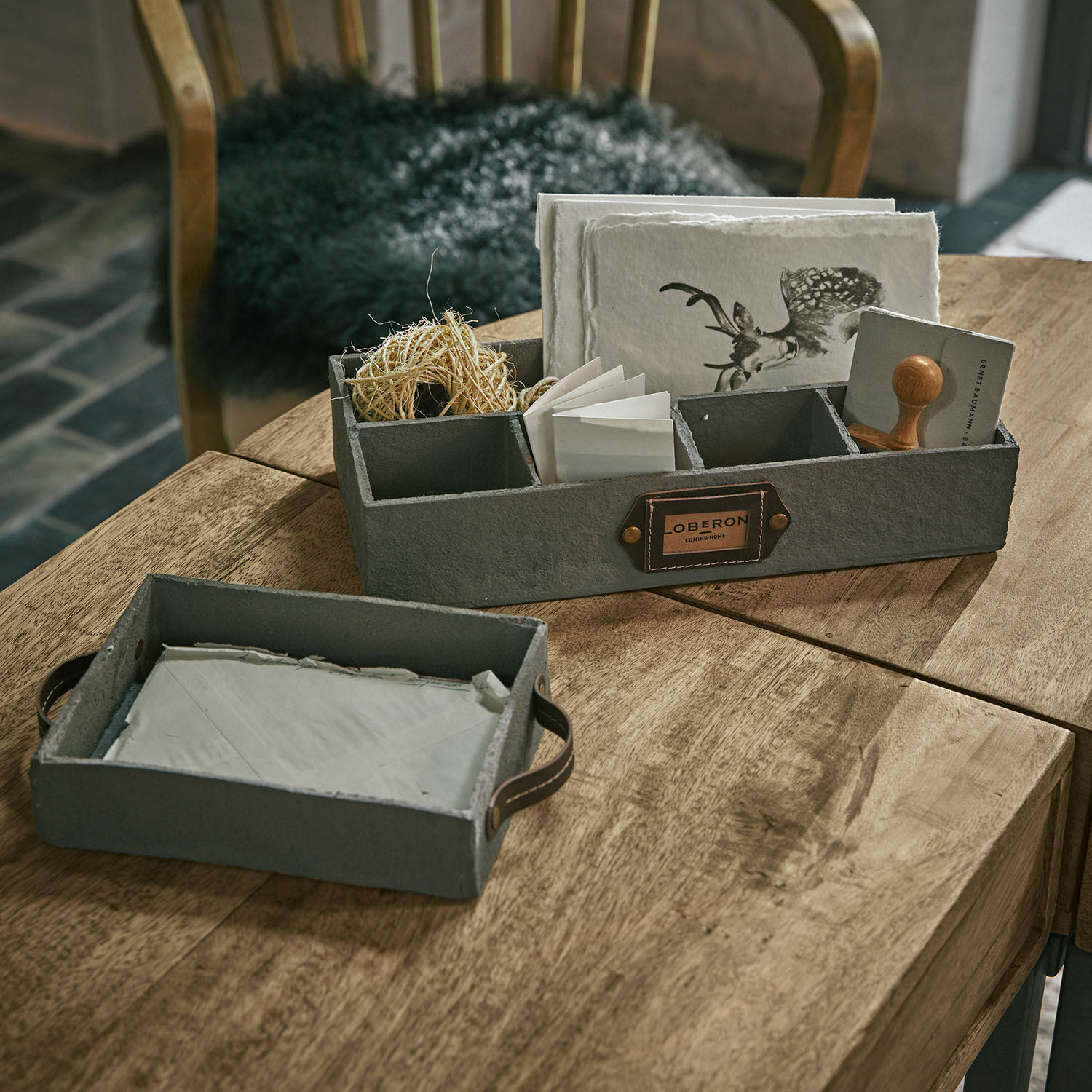 Lot de 2 boîtes de rangement Moselle