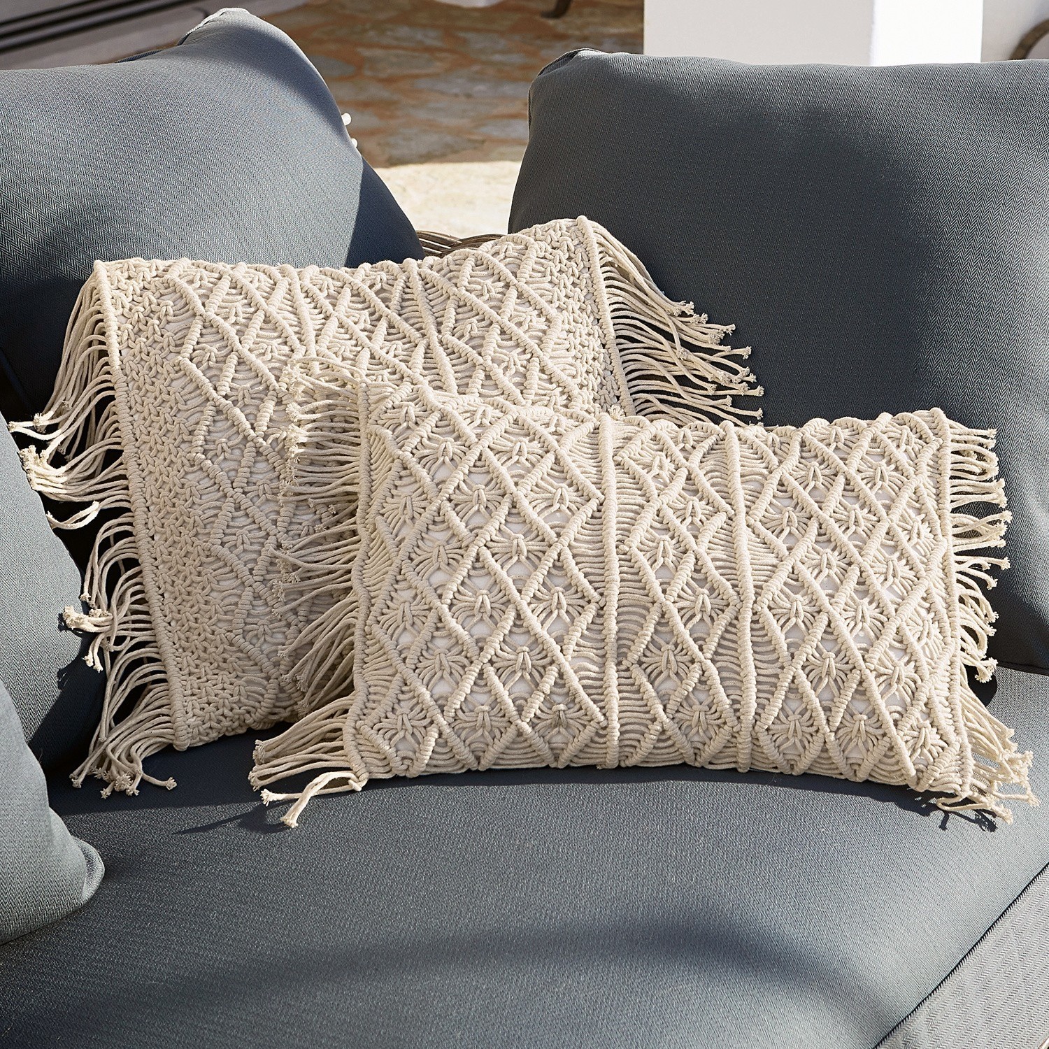 Lot de 2 coussins Inara