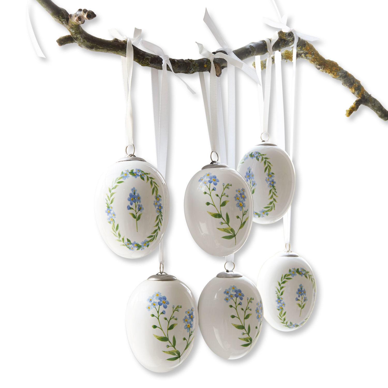 Lot de 6 œufs de Pâques Fierolla