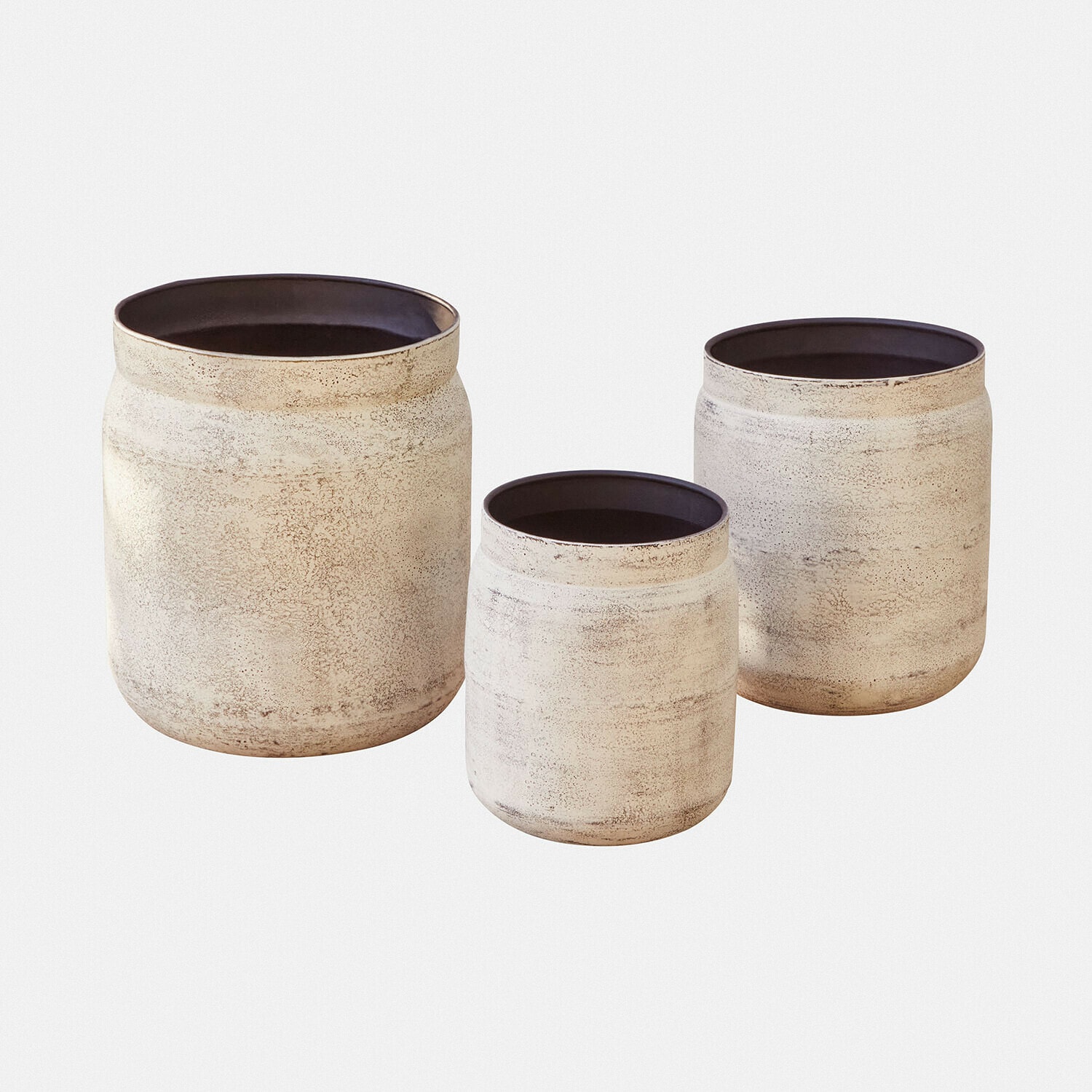 Lot de 3 cache-pots Palivonde
