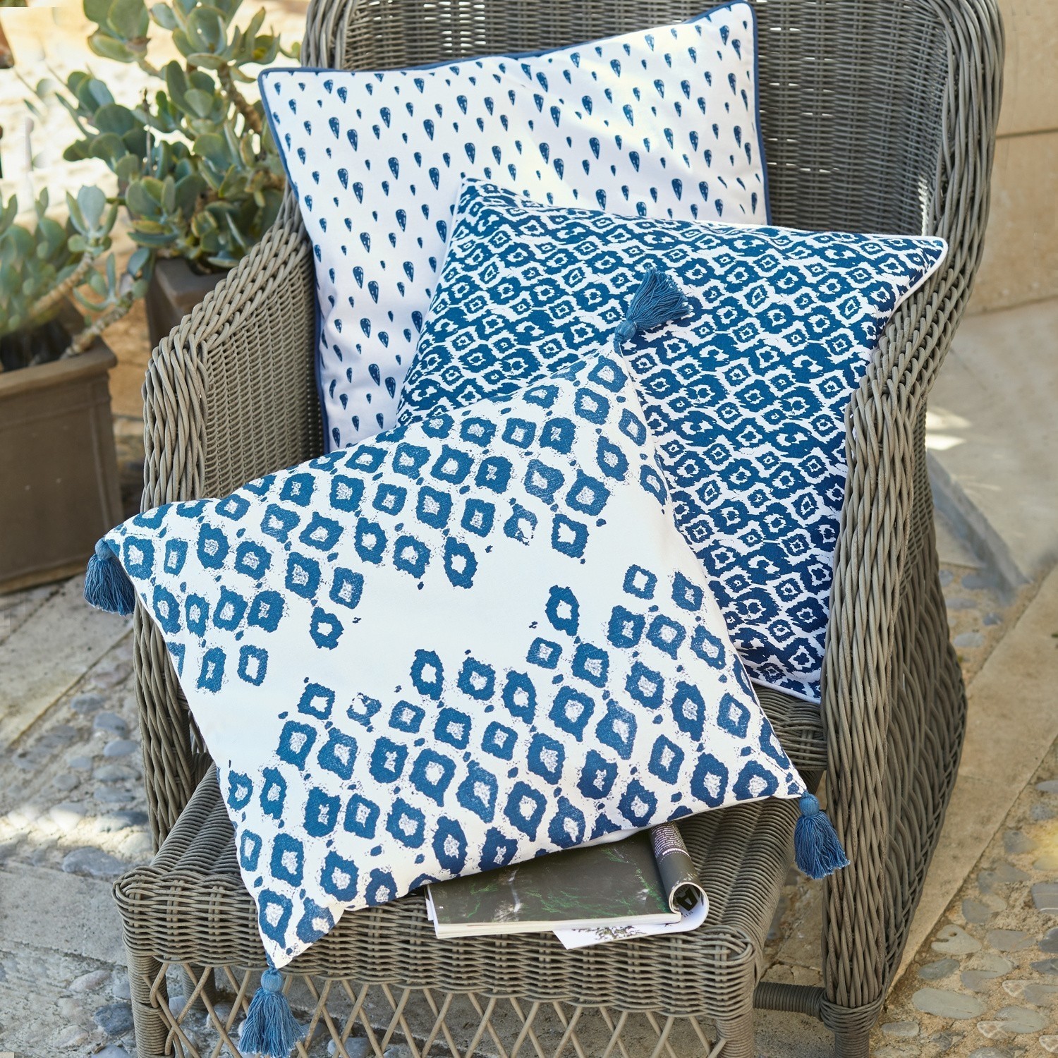 Lot de 3 coussins Blossom