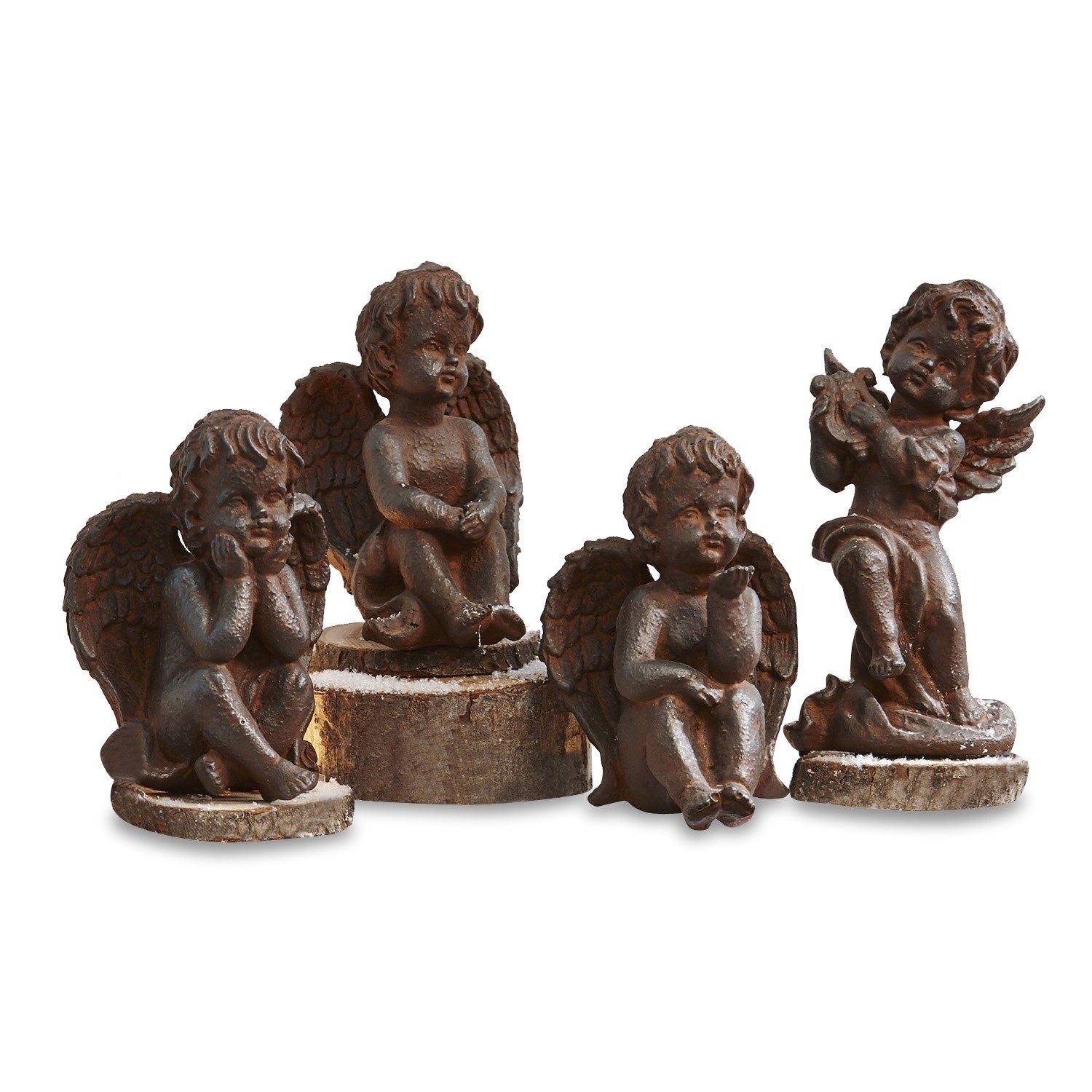 Lot de 4 anges Memsie