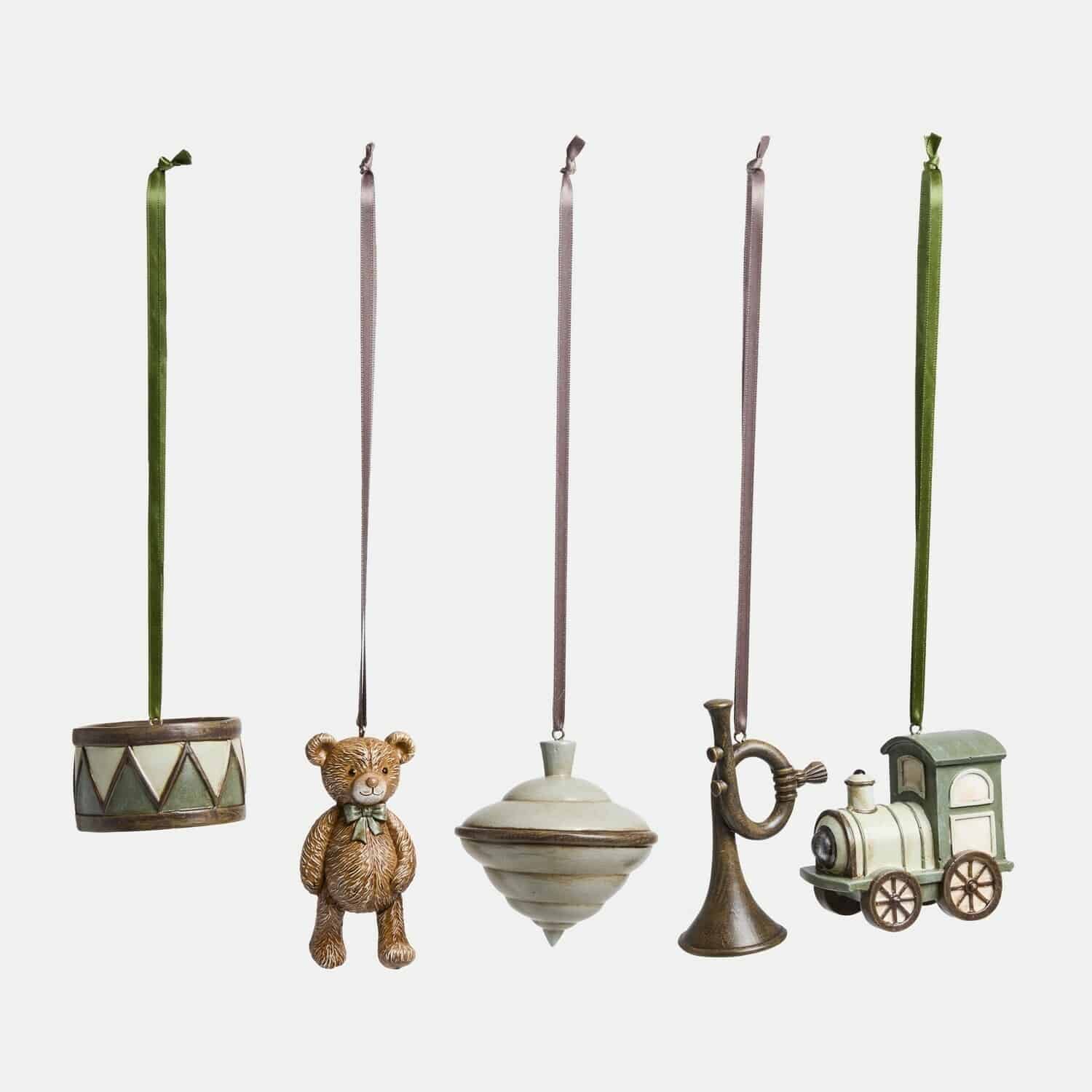Lot de 5 décorations à suspendre Dassa