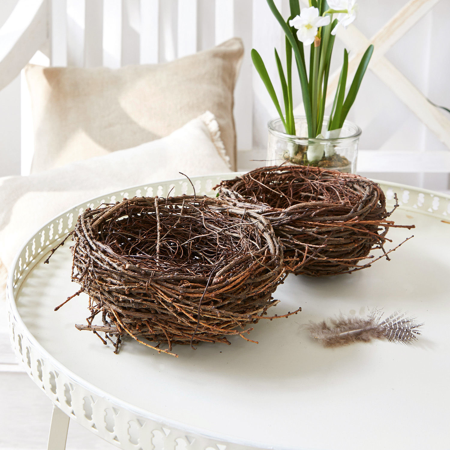 Lot de 2 nids décoratifs Libers