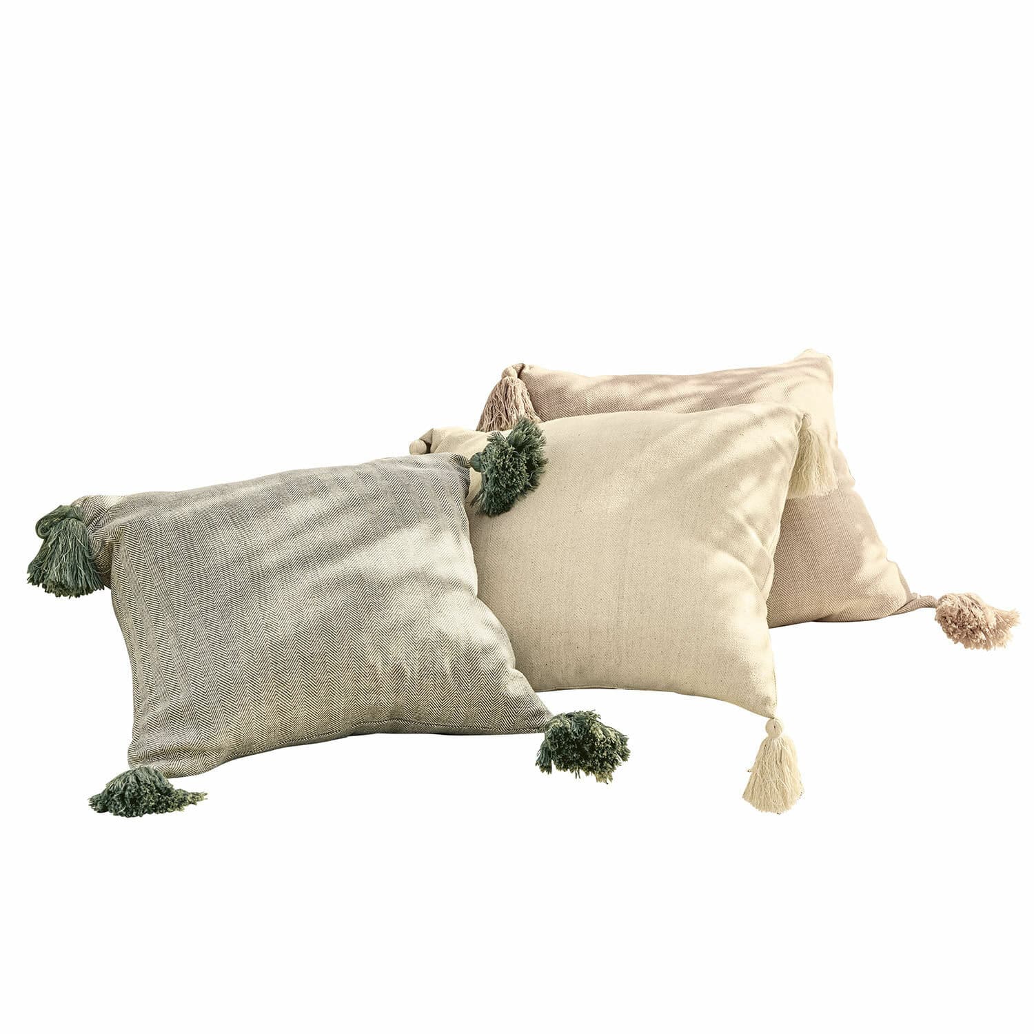 Lot de 3 housses de coussins Vivian