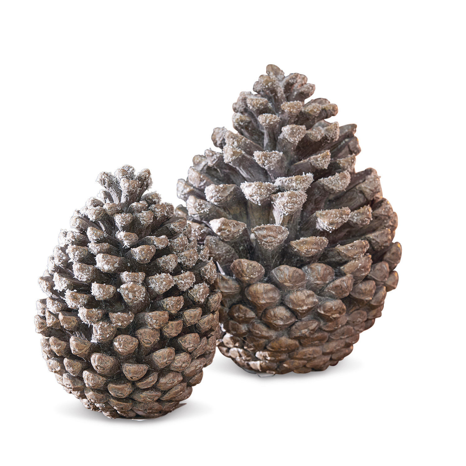 Lot de 2 pommes de pin décoratives Nalla