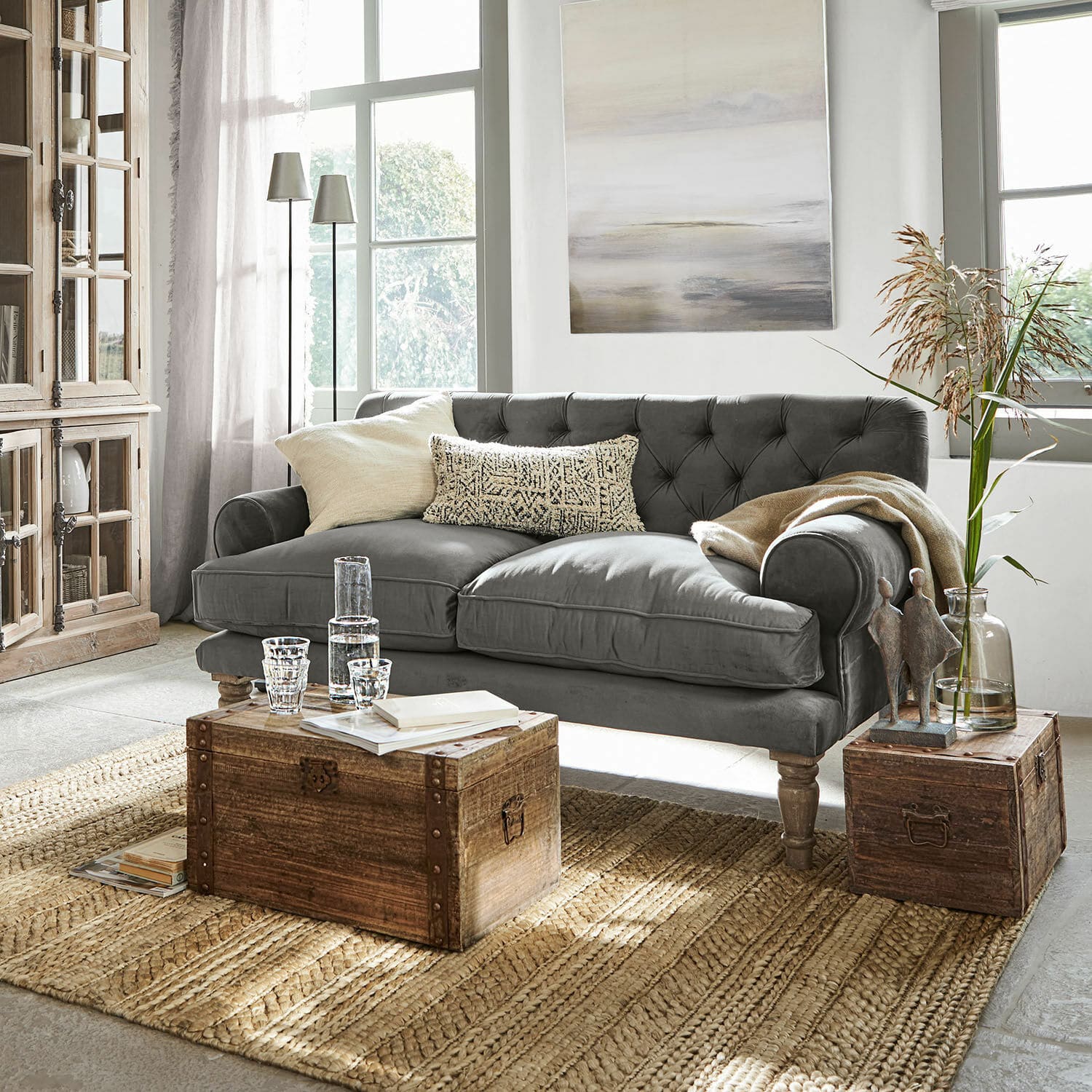 Lot de 2 housses de coussins Favière