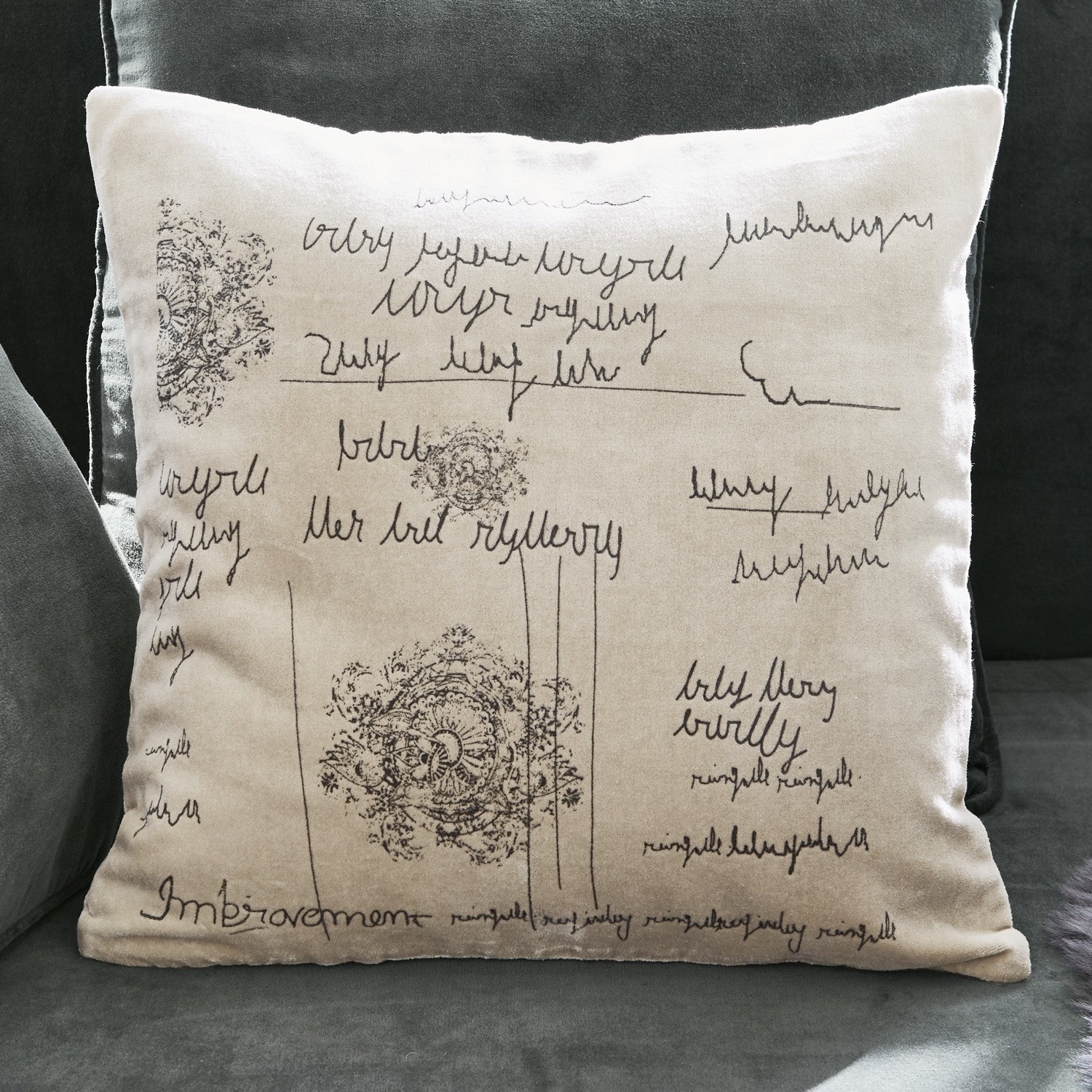Lot de 3 housses de coussins Enfants royales