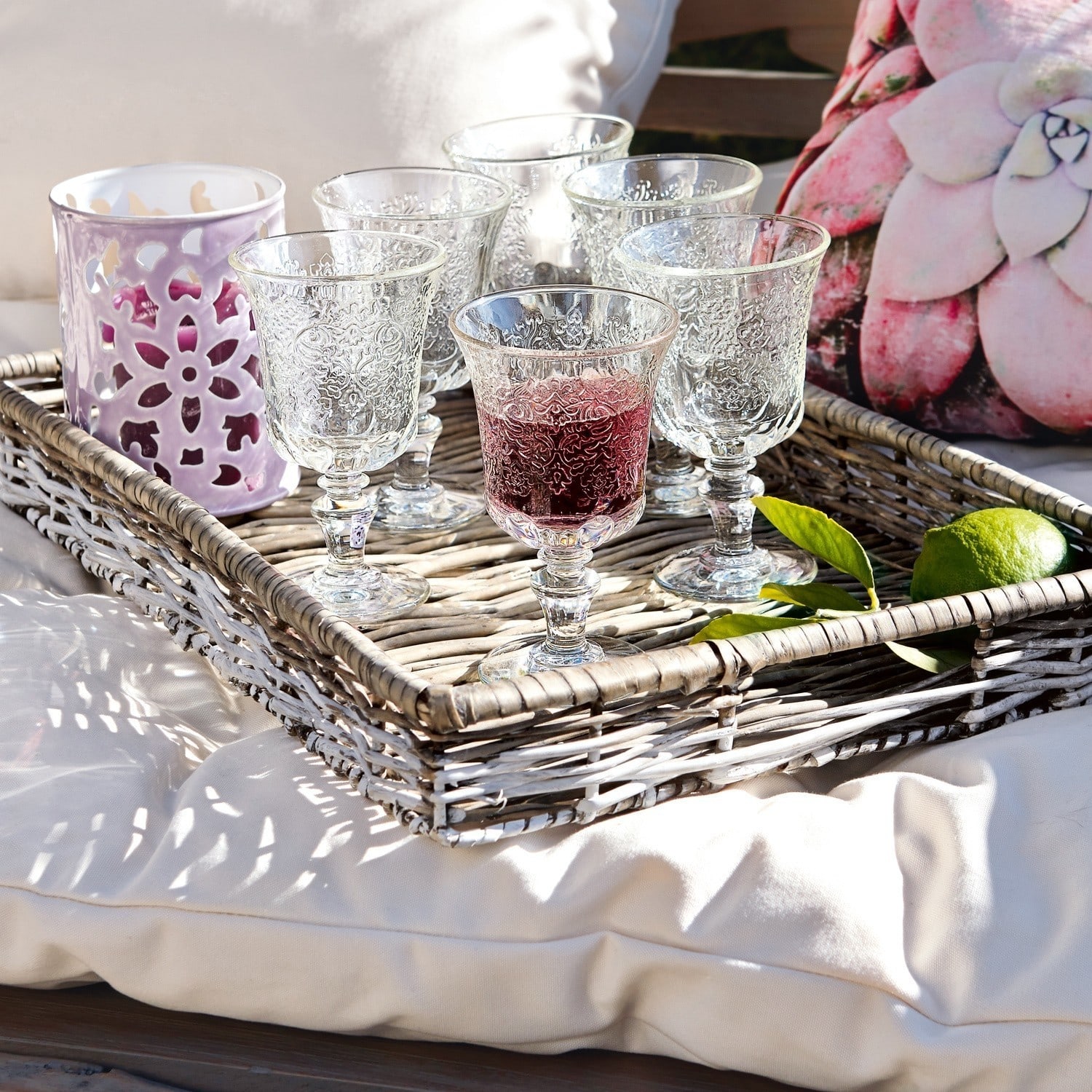 Lot de 6 verres à vin Valère