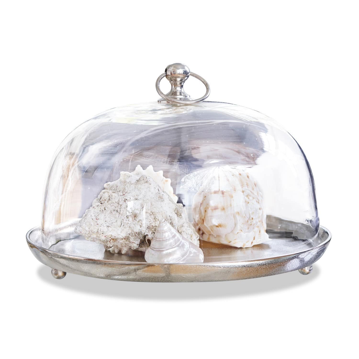 Cloche en verre avec plateau Voilá