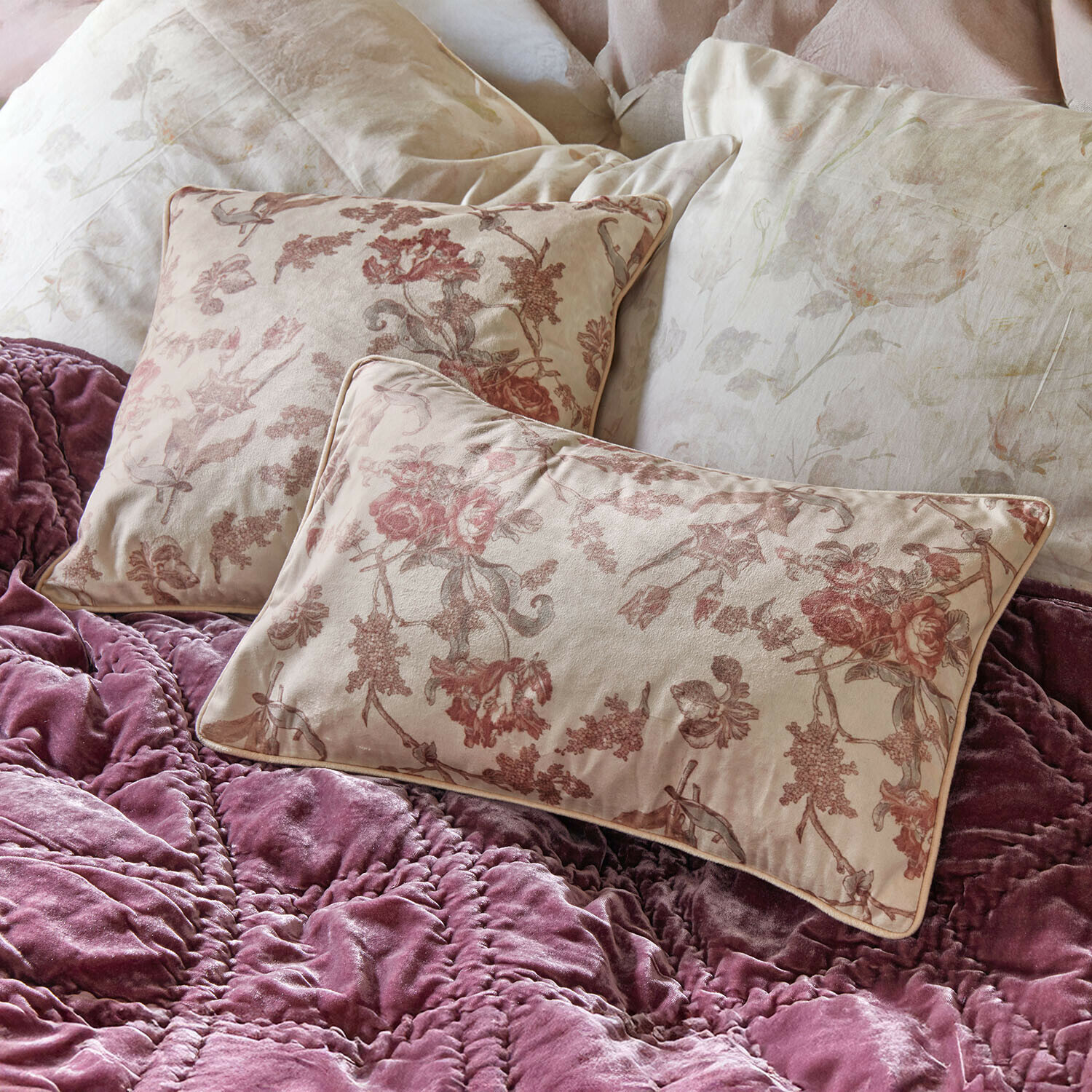 Lot de 2 housses de coussin Karivelle
