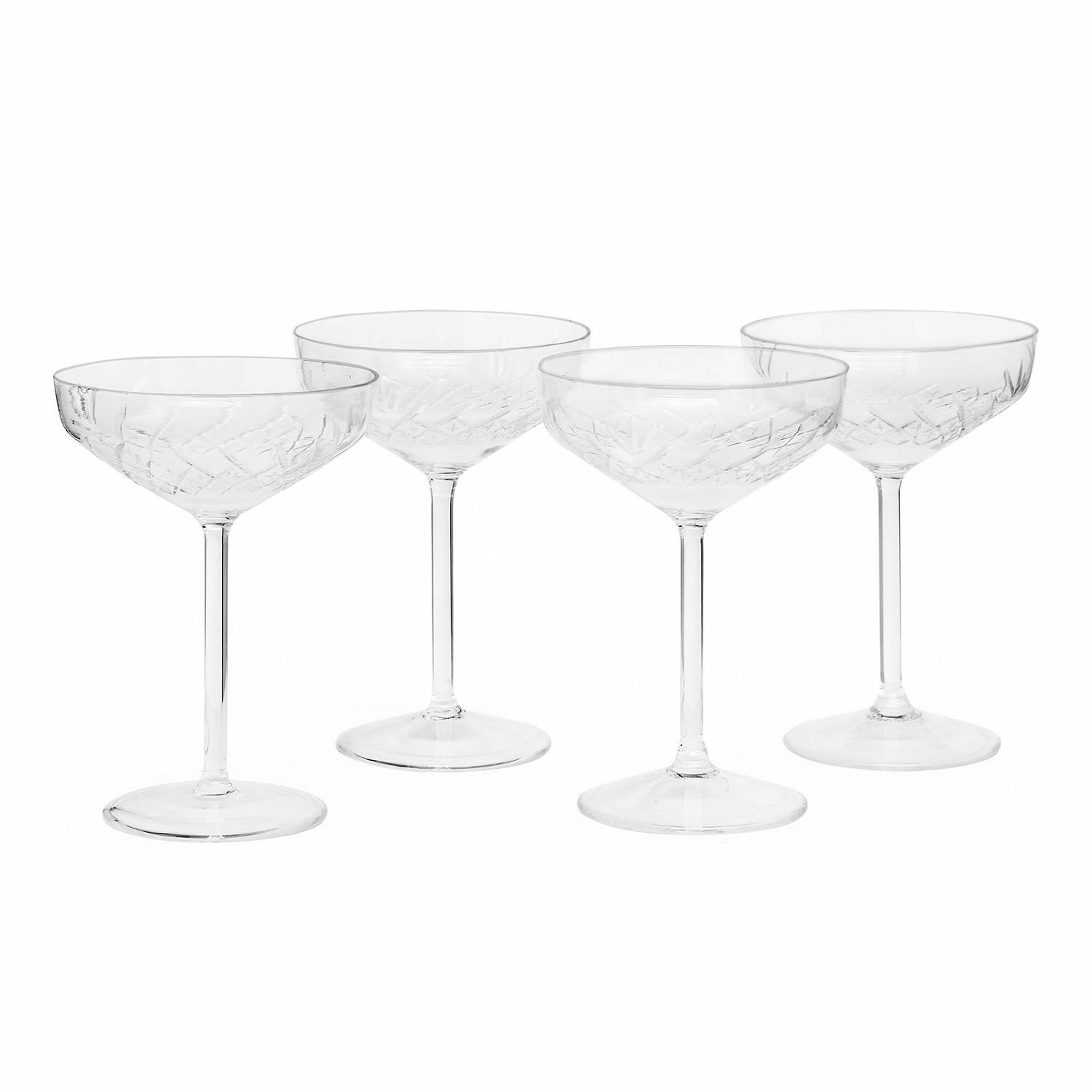 Lot de 4 coupes à champagne Livaie